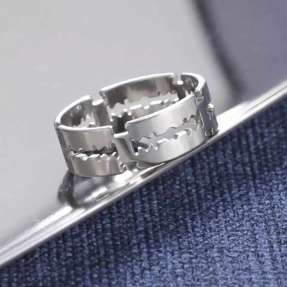 Jewelry Creative Handmade Blade Ring Size ONE SIZE - 3 Thumbnail