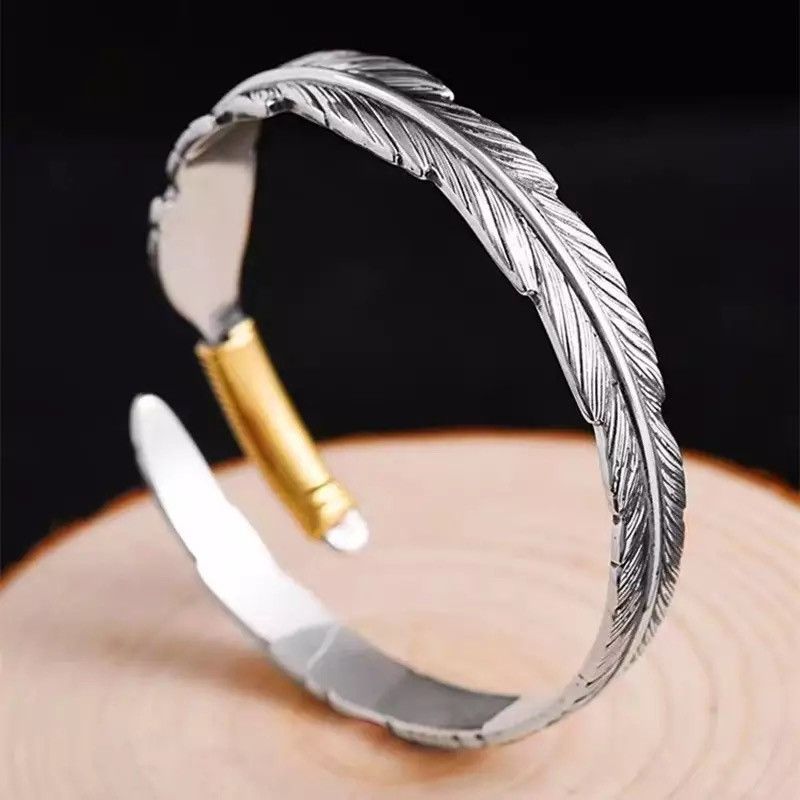 Jewelry Creative Feather Handmade Bracelet Size ONE SIZE - 2 Thumbnail