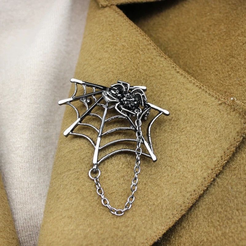 Jewelry Spider Pins Brooch Size ONE SIZE - 1 Thumbnail
