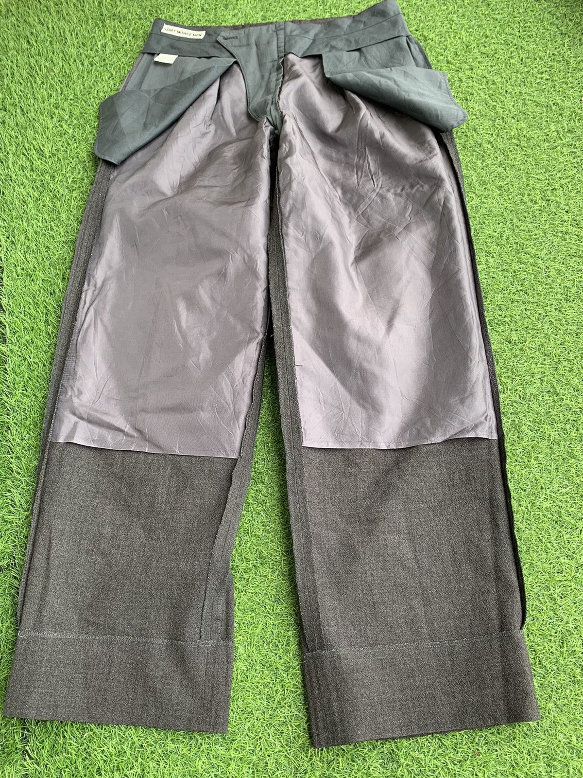 Issey Miyake 🔥Vintage Designer Issey Miyake Wool Trouser Pants Size US 32 / EU 48 - 10 Thumbnail