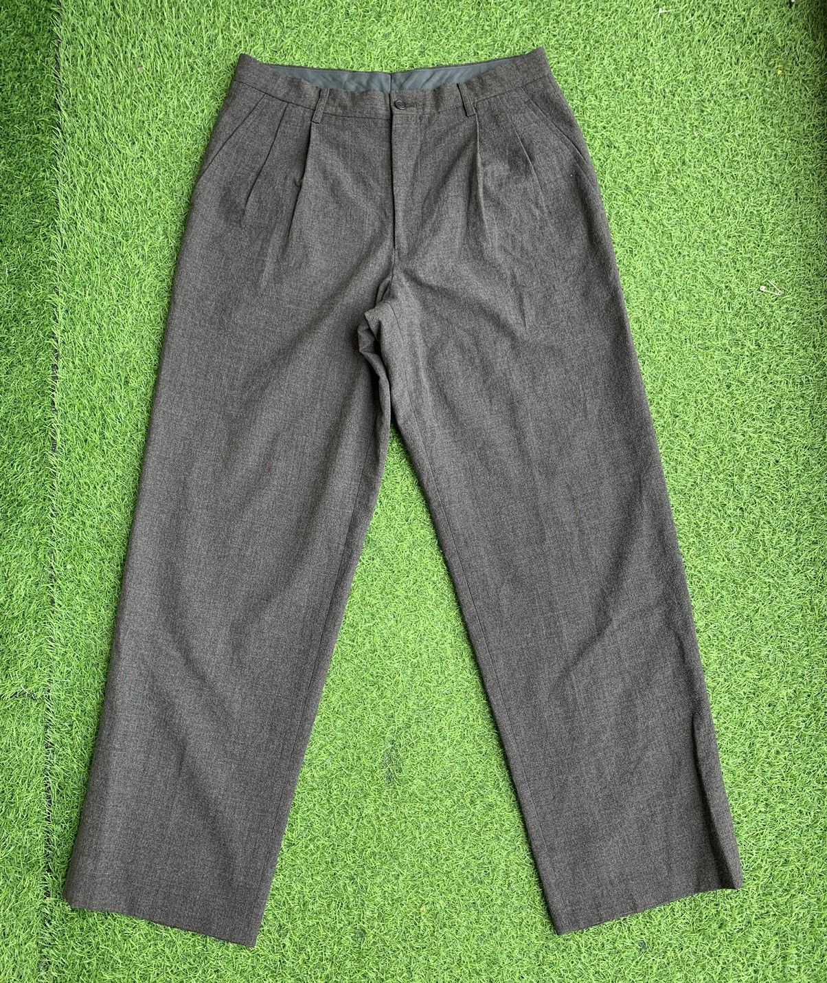 Issey Miyake 🔥Vintage Designer Issey Miyake Wool Trouser Pants Size US 32 / EU 48 - 11 Thumbnail