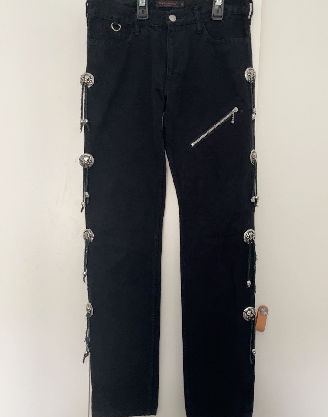 image of Undercover Under Cover Pink Style Jean in Black, Men's (Size 29)
