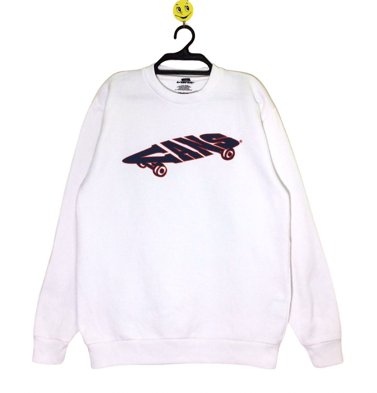 Vans VANS Skateboards Punk Rock Hiphop Jumper White Clean Size US M / EU 48-50 / 2 - 1 Thumbnail