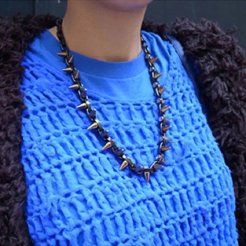 Jewelry Rivet Chokers Necklaces Size ONE SIZE - 3 Thumbnail