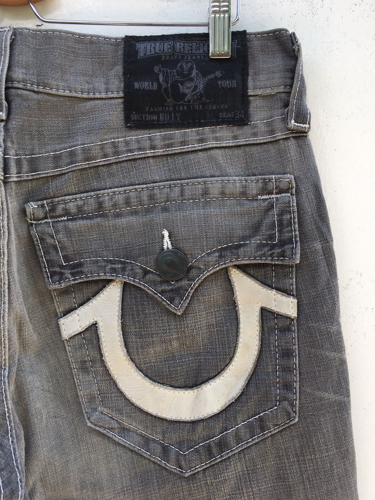 True Religion Vintage 90s True Religion Seasoned Denim /Jeans Size US 32 / EU 48 - 7 Thumbnail