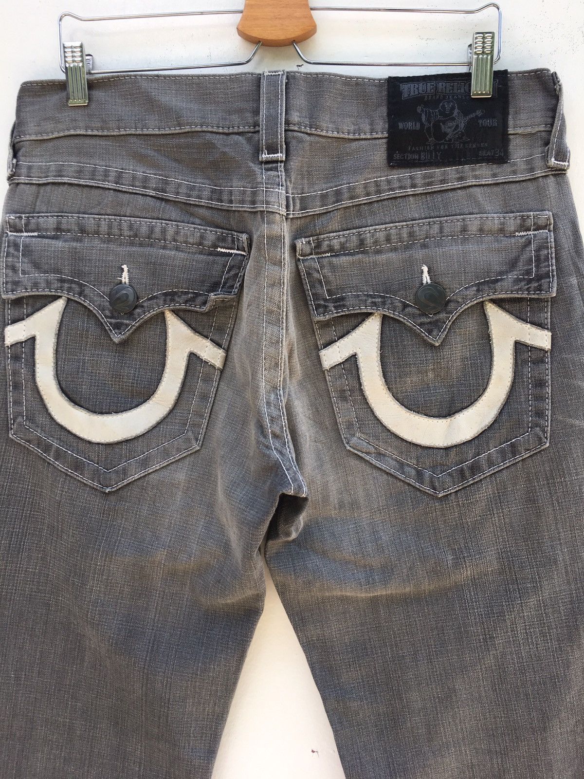 True Religion Vintage 90s True Religion Seasoned Denim /Jeans Size US 32 / EU 48 - 5 Thumbnail