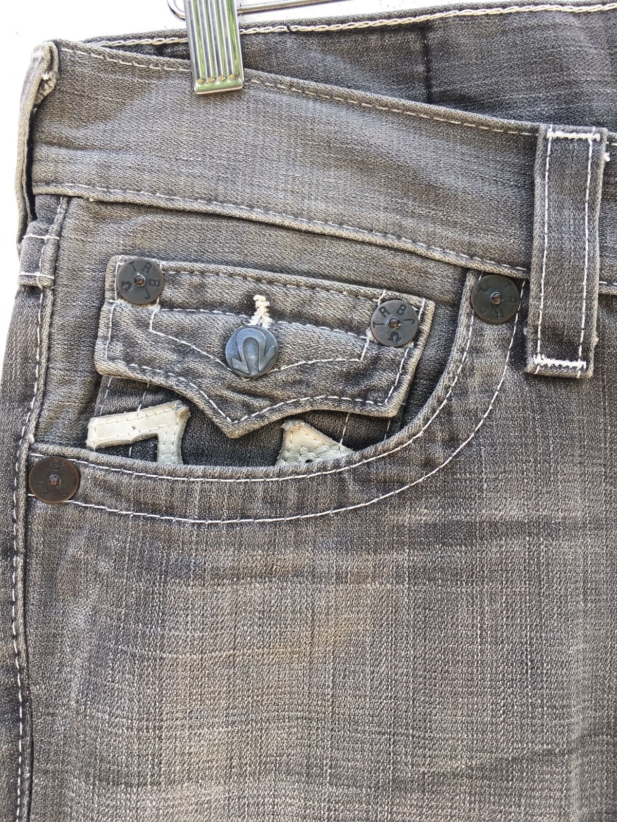 True Religion Vintage 90s True Religion Seasoned Denim /Jeans Size US 32 / EU 48 - 15 Thumbnail