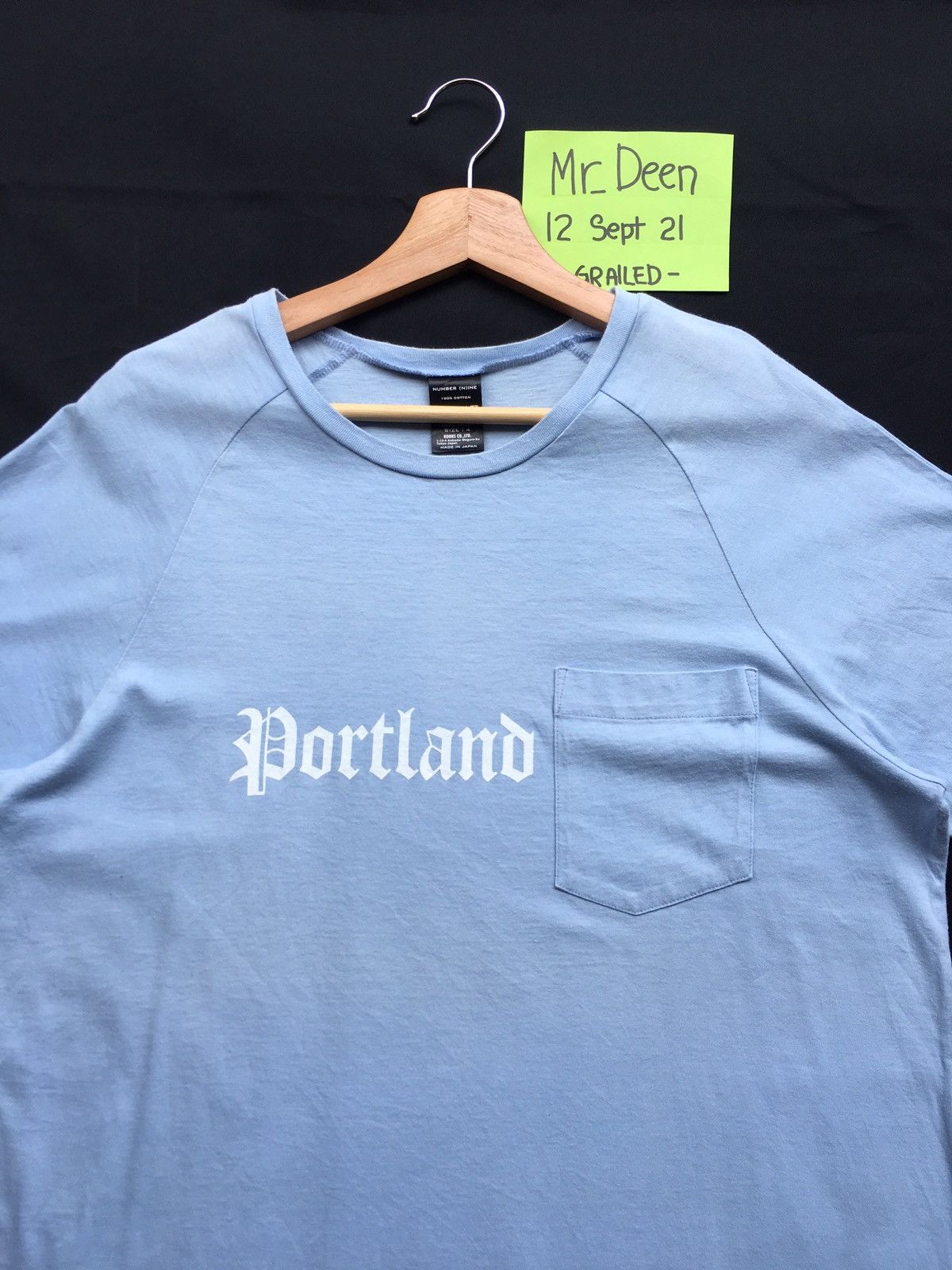 Number (N)ine Rare Number Nine Portland Pocket Tee by Takahiromiyashita Size US M / EU 48-50 / 2 - 4 Thumbnail