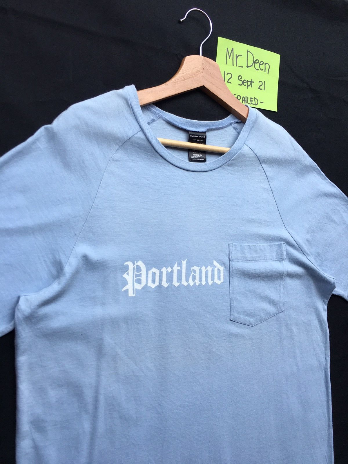 Number (N)ine Rare Number Nine Portland Pocket Tee by Takahiromiyashita Size US M / EU 48-50 / 2 - 5 Thumbnail