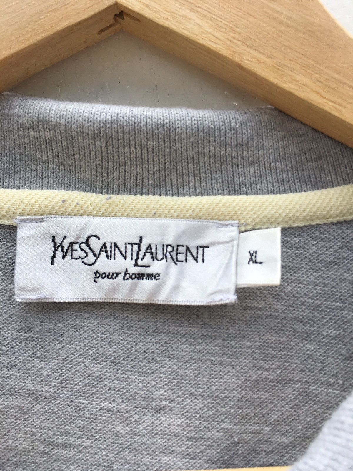 Yves Saint Laurent Rare YSL Yves Saint Laurent Multilogos Polo Shirt Size US XL / EU 56 / 4 - 7 Thumbnail