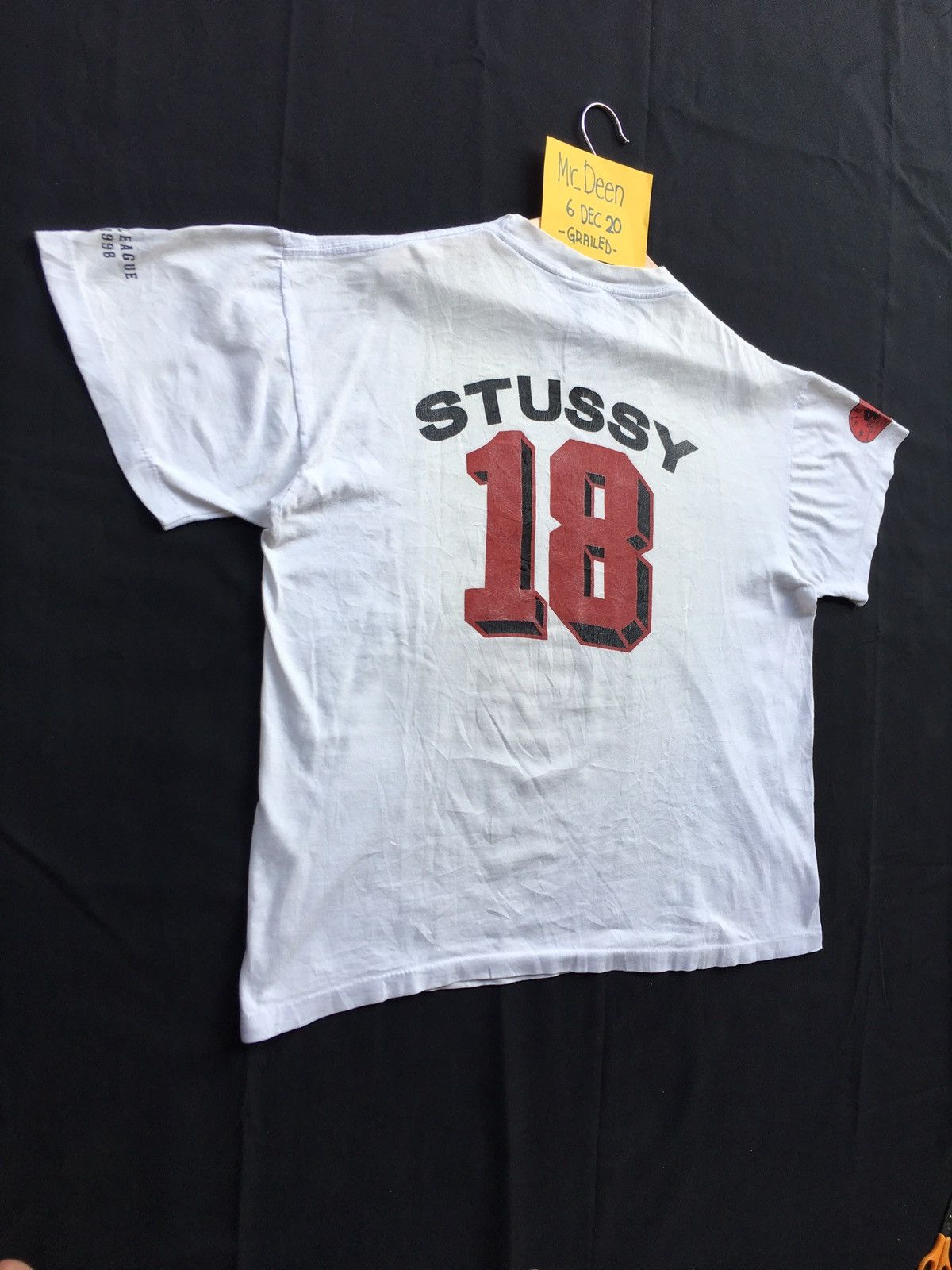 Stussy Vintage 90s Rare Stussy Spellout Made In USA Tshirt Size US L / EU 52-54 / 3 - 12 Thumbnail