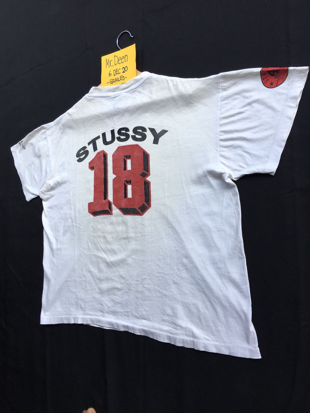 Stussy Vintage 90s Rare Stussy Spellout Made In USA Tshirt Size US L / EU 52-54 / 3 - 13 Thumbnail