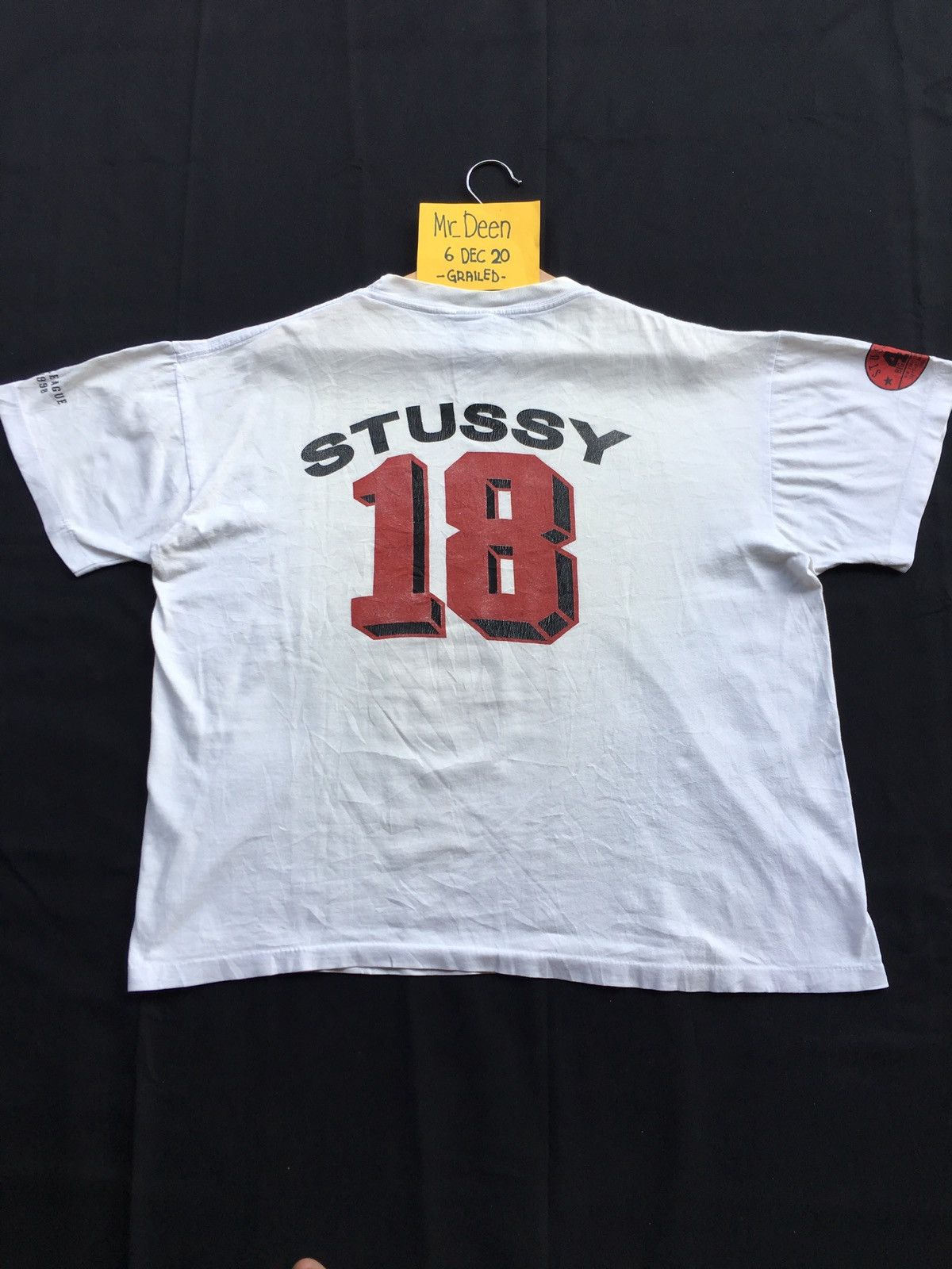 Stussy Vintage 90s Rare Stussy Spellout Made In USA Tshirt Size US L / EU 52-54 / 3 - 11 Thumbnail