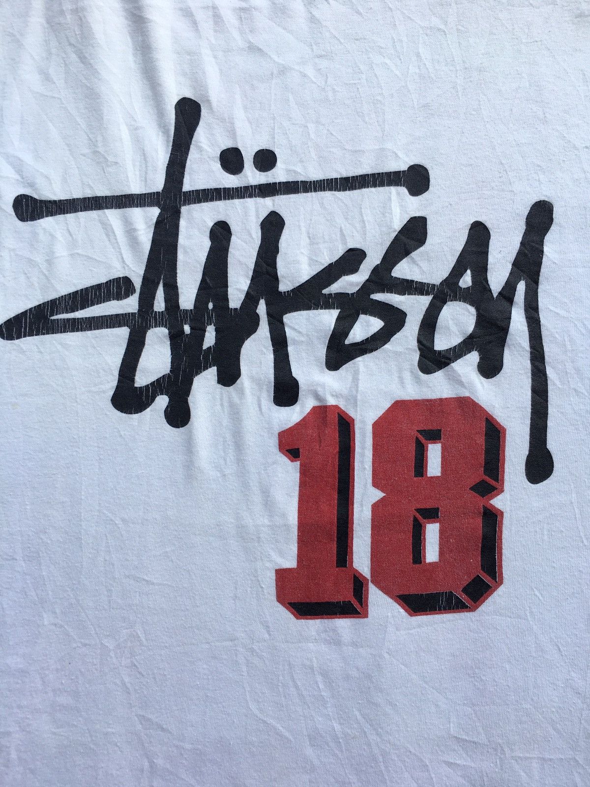 Stussy Vintage 90s Rare Stussy Spellout Made In USA Tshirt Size US L / EU 52-54 / 3 - 7 Thumbnail
