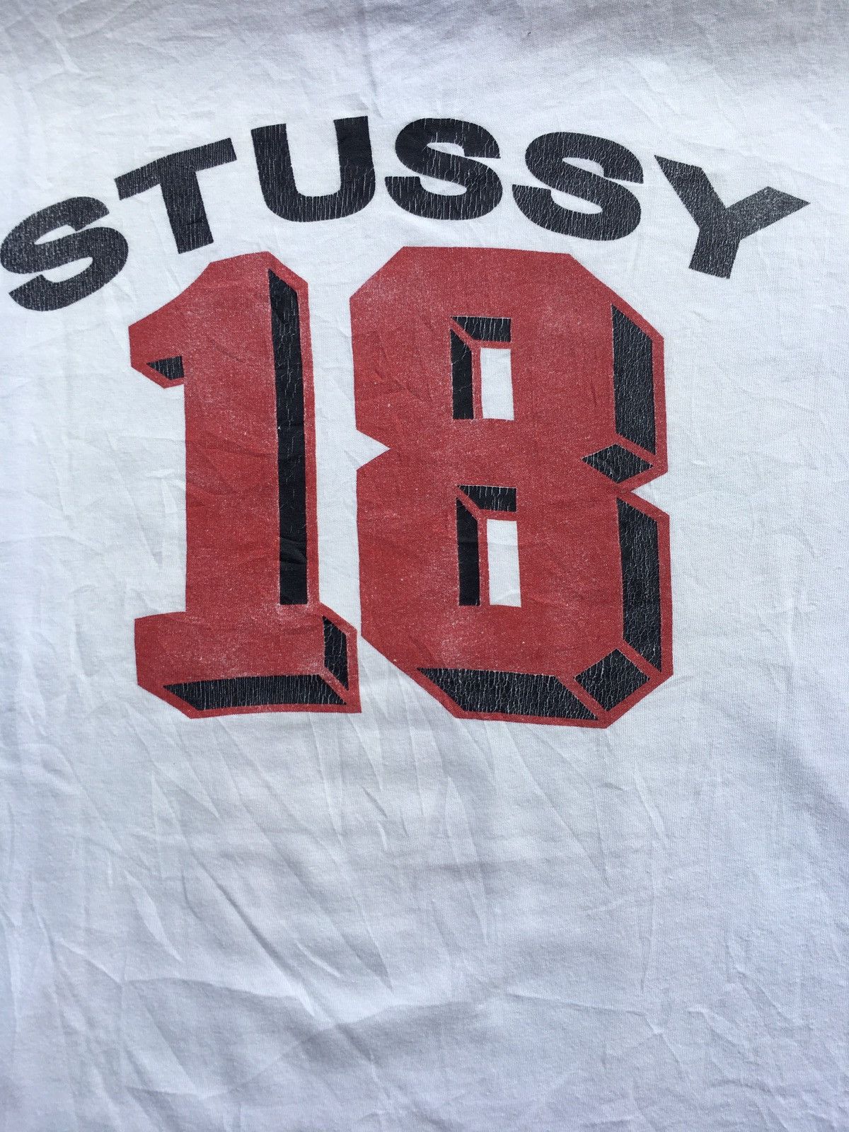 Stussy Vintage 90s Rare Stussy Spellout Made In USA Tshirt Size US L / EU 52-54 / 3 - 14 Thumbnail