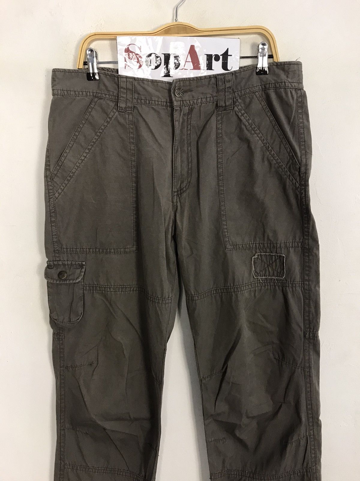Japanese Brand × Vintage Vintage JapaneseBrand Cargo Pants Style Size US 36 / EU 52 - 3 Thumbnail