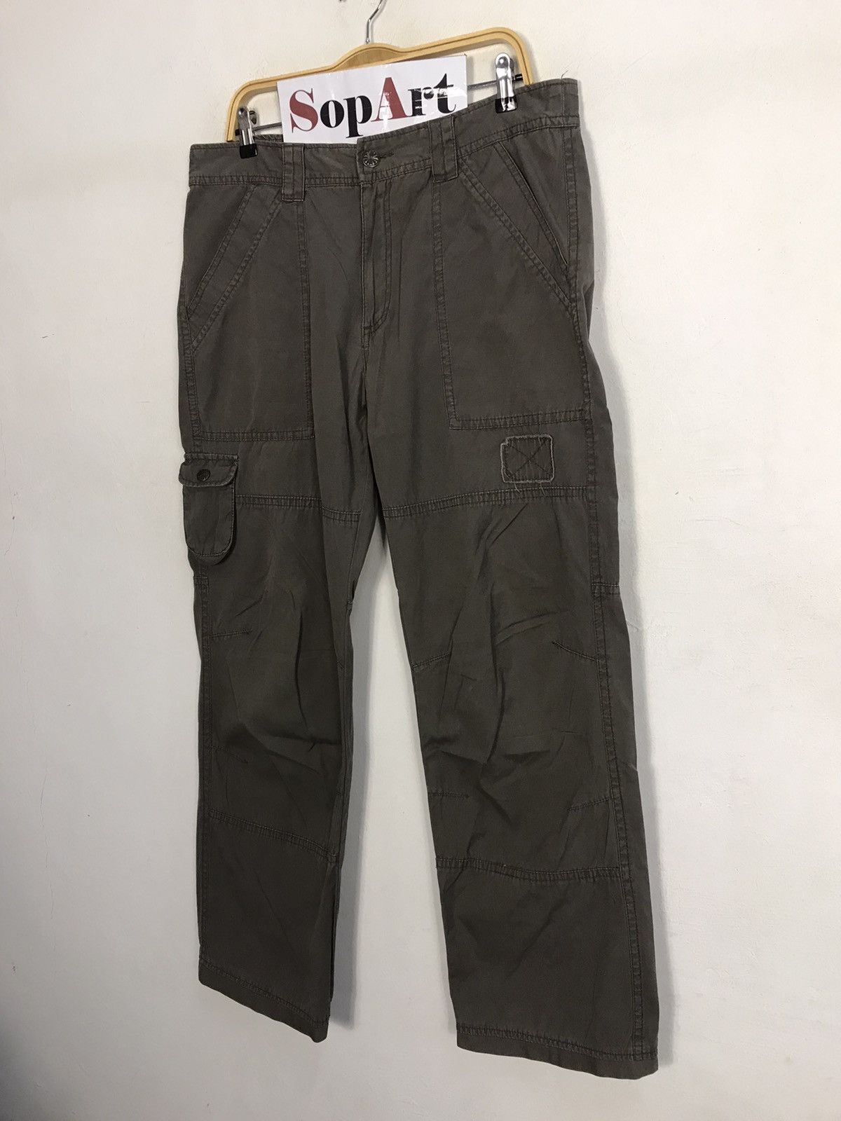 Japanese Brand × Vintage Vintage JapaneseBrand Cargo Pants Style Size US 36 / EU 52 - 4 Thumbnail
