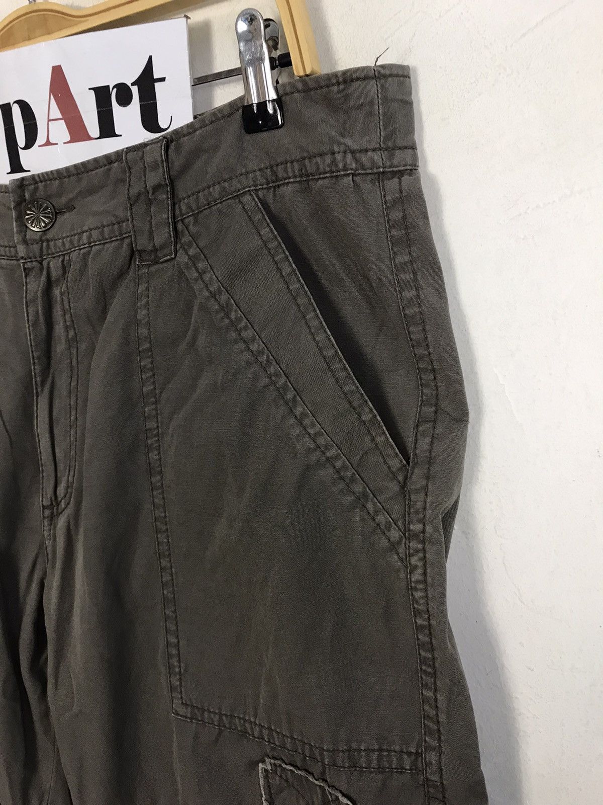 Japanese Brand × Vintage Vintage JapaneseBrand Cargo Pants Style Size US 36 / EU 52 - 5 Thumbnail