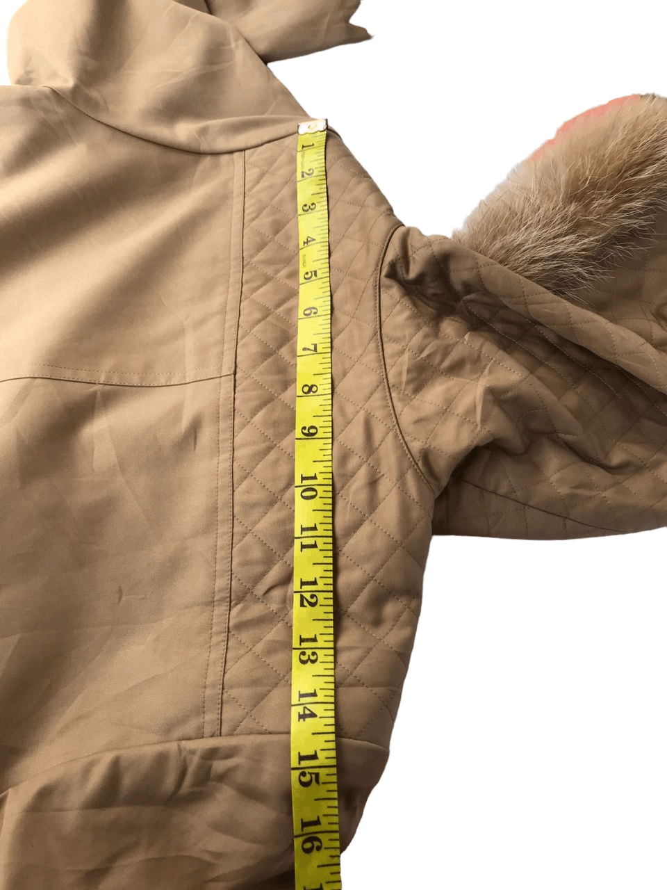 Vintage YSL Fur Trim Collar Trench Coat Size ONE SIZE - 4 Thumbnail