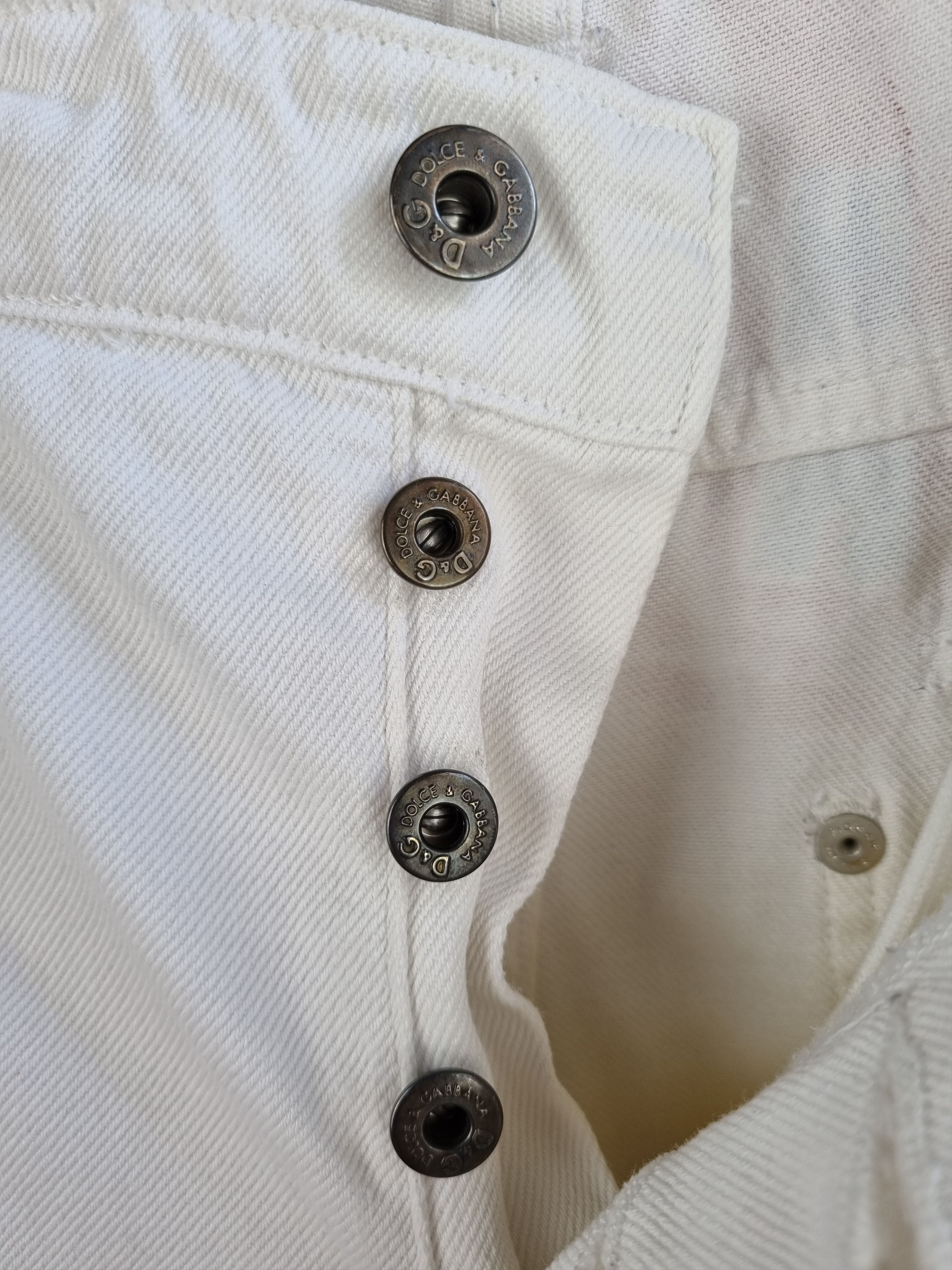Dolce & Gabbana Rare DOLCE GABBANA Linen Logo Shorts Size US 34 / EU 50 - 7 Thumbnail