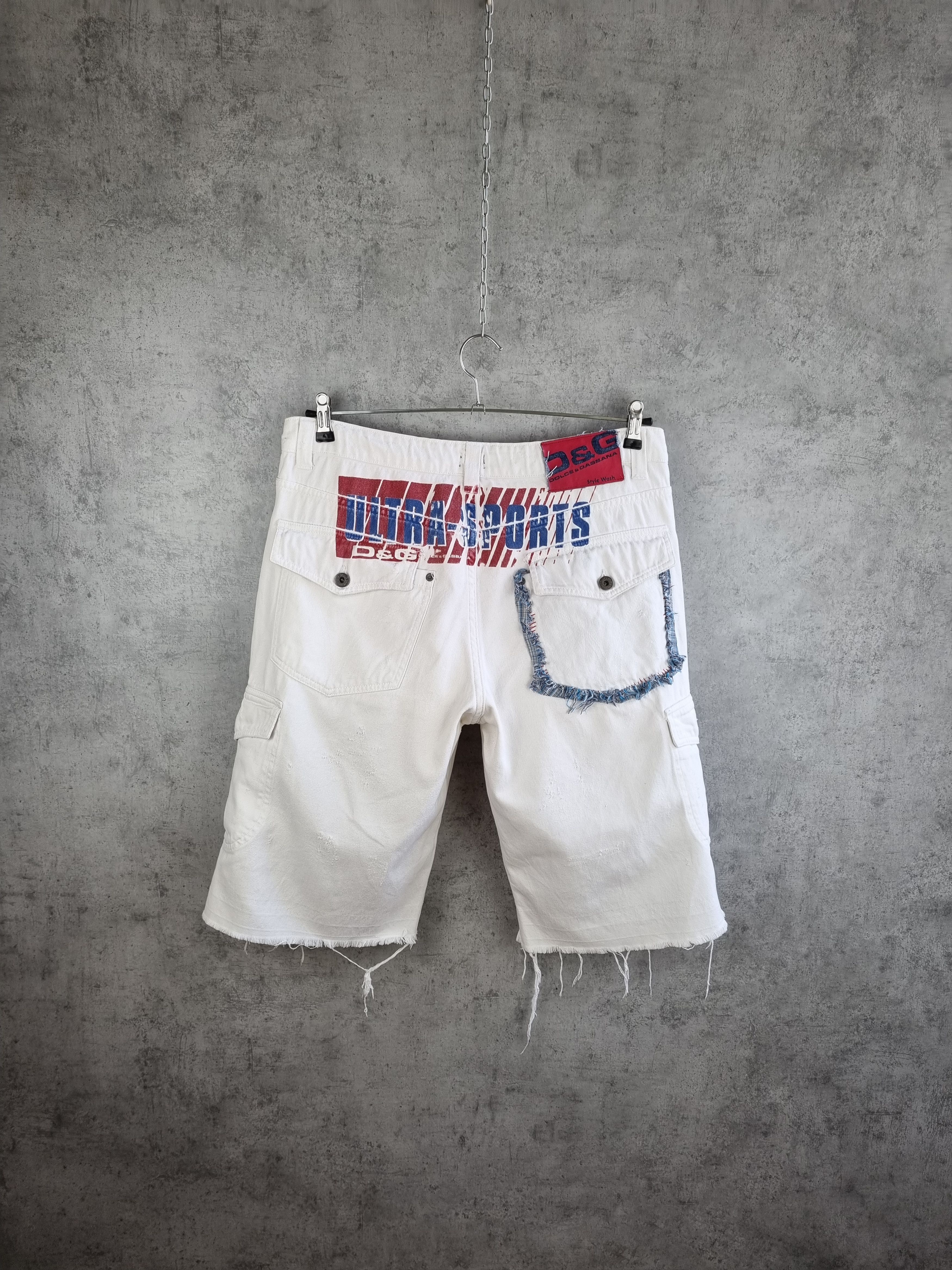 Dolce & Gabbana Rare DOLCE GABBANA Linen Logo Shorts Size US 34 / EU 50 - 11 Thumbnail