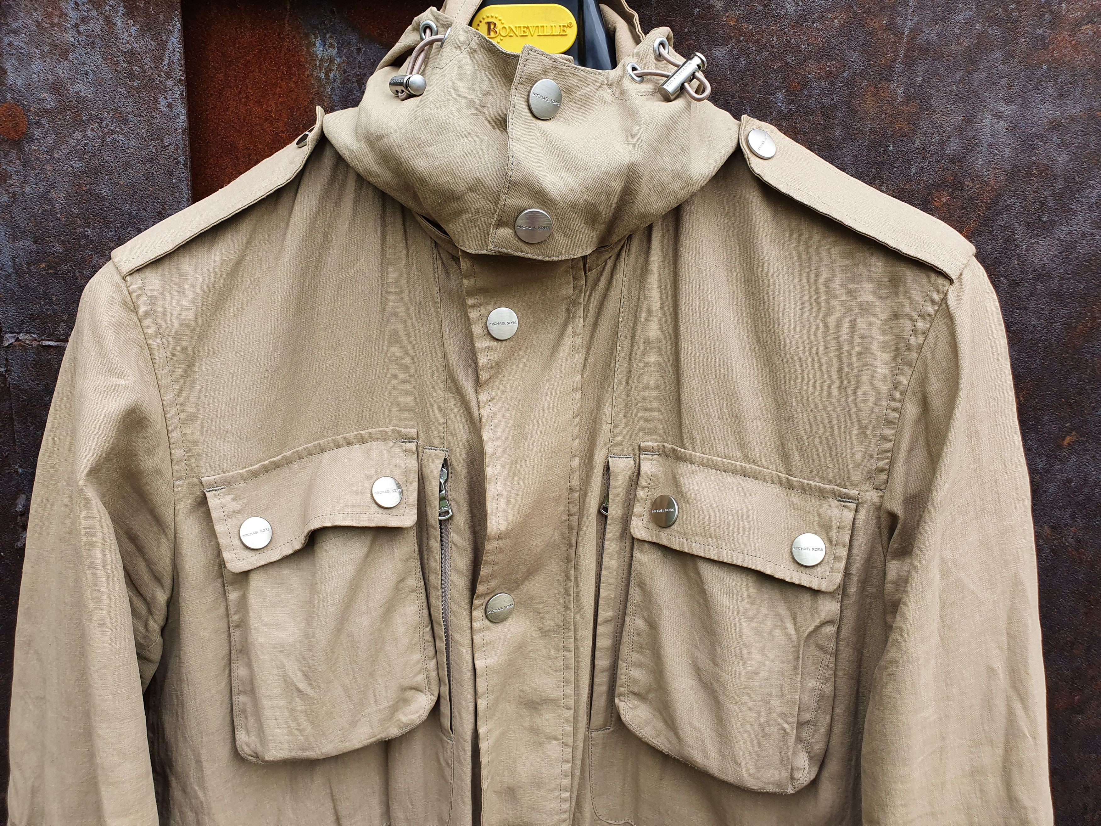 Michael Kors Waxed Linen Michael Kors Military Parka Size US M / EU 48-50 / 2 - 3 Thumbnail