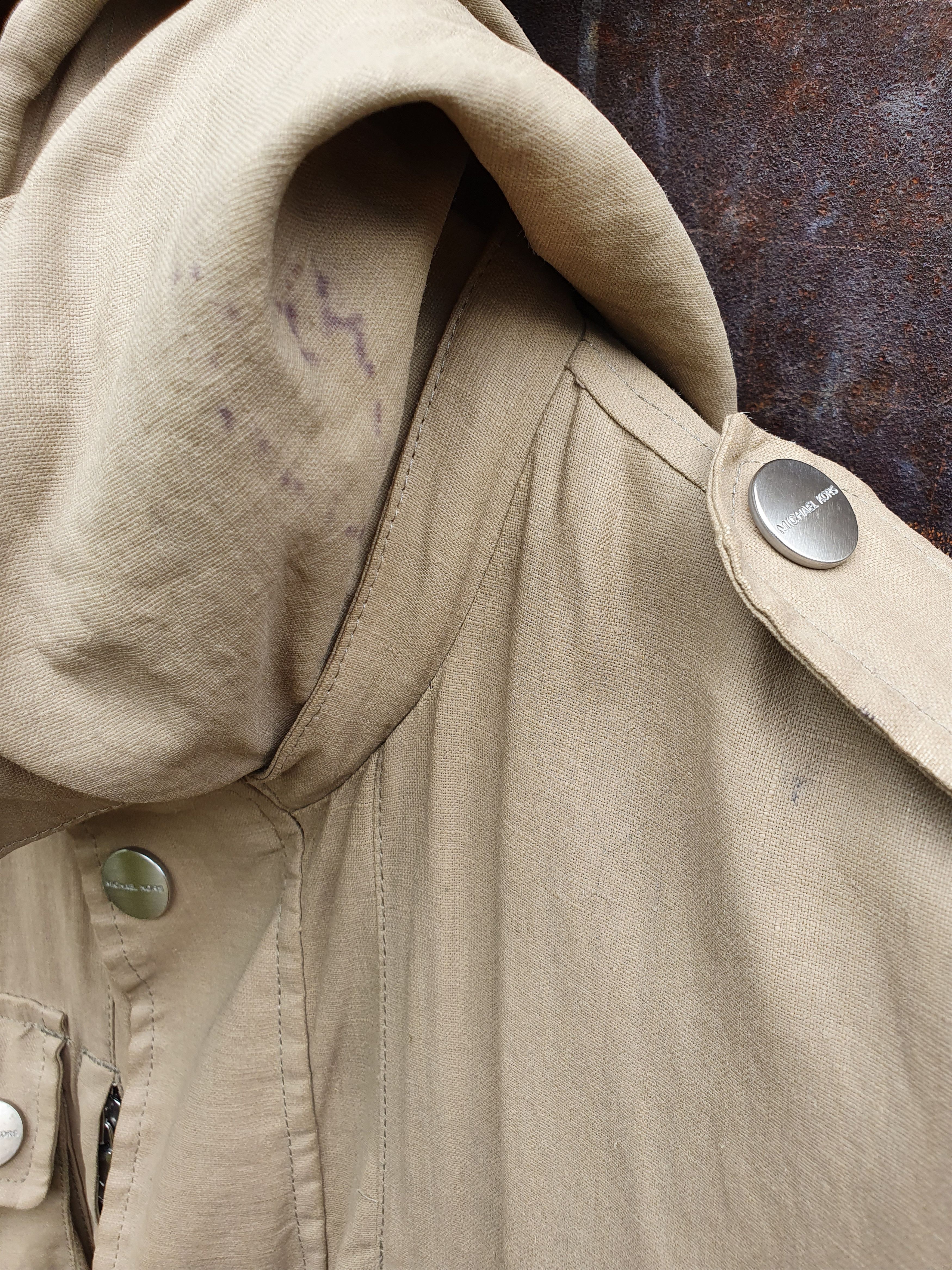 Michael Kors Waxed Linen Michael Kors Military Parka Size US M / EU 48-50 / 2 - 9 Thumbnail