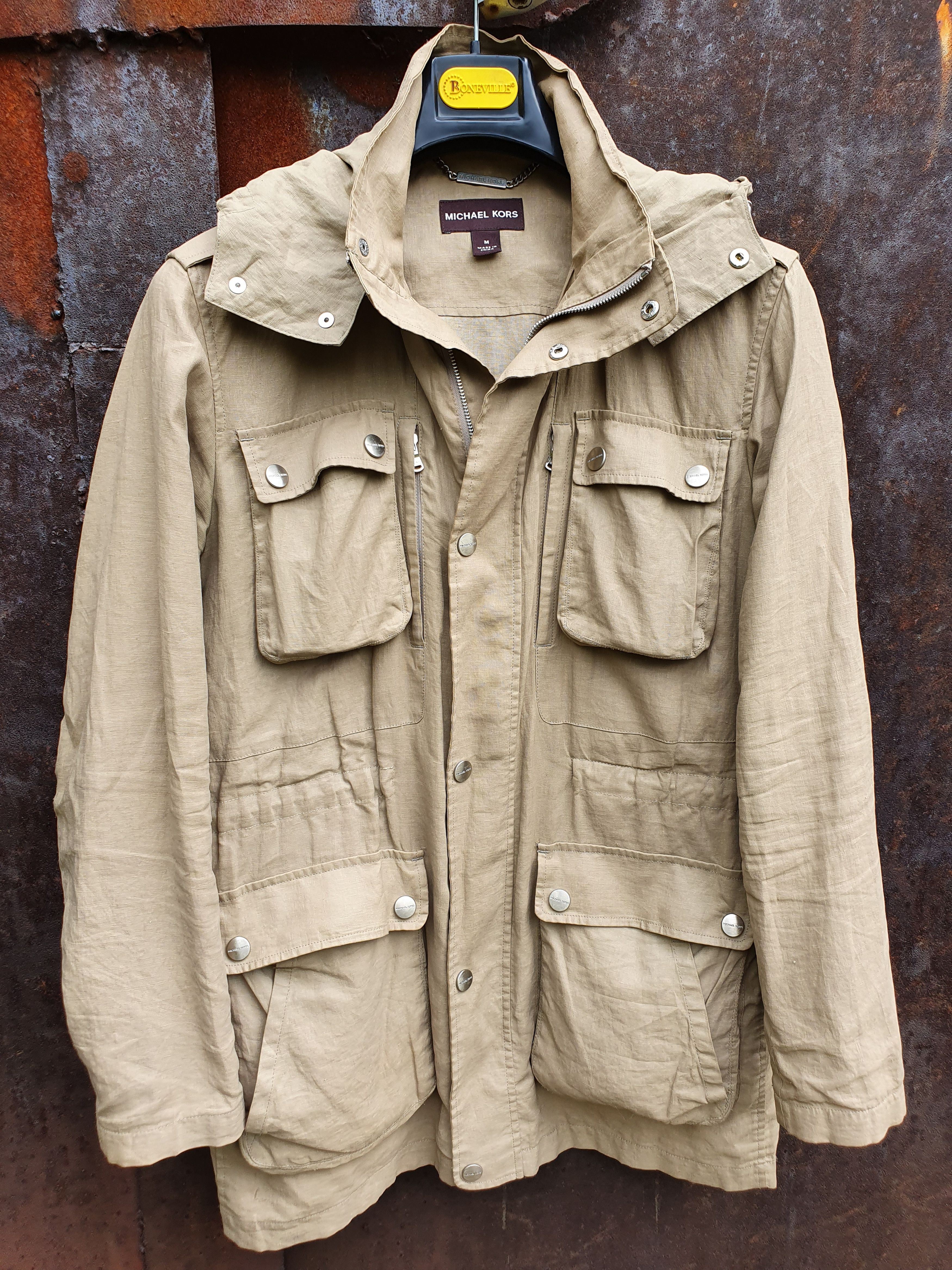 Michael Kors Waxed Linen Michael Kors Military Parka Size US M / EU 48-50 / 2 - 1 Thumbnail