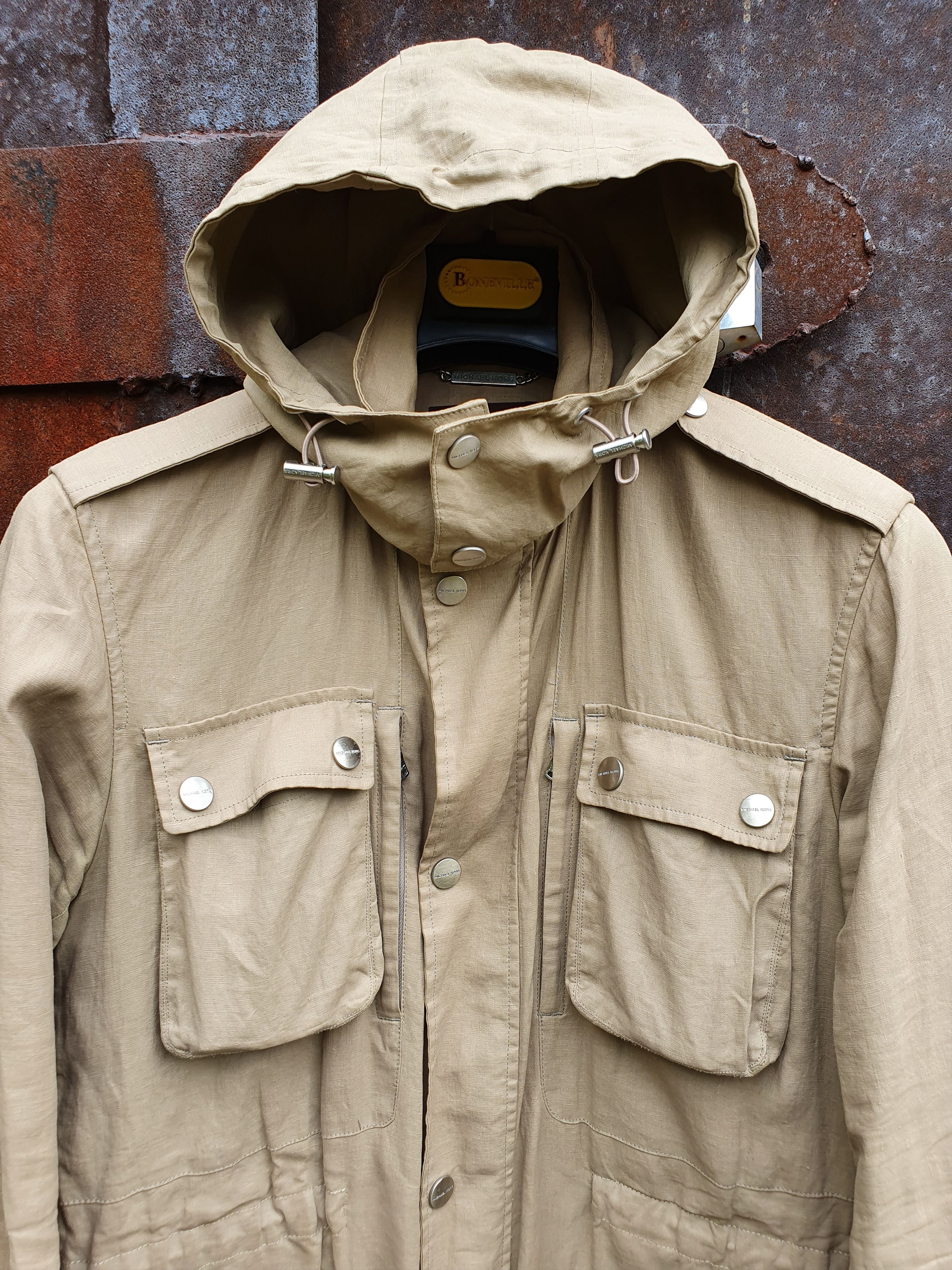 Michael Kors Waxed Linen Michael Kors Military Parka Size US M / EU 48-50 / 2 - 4 Thumbnail