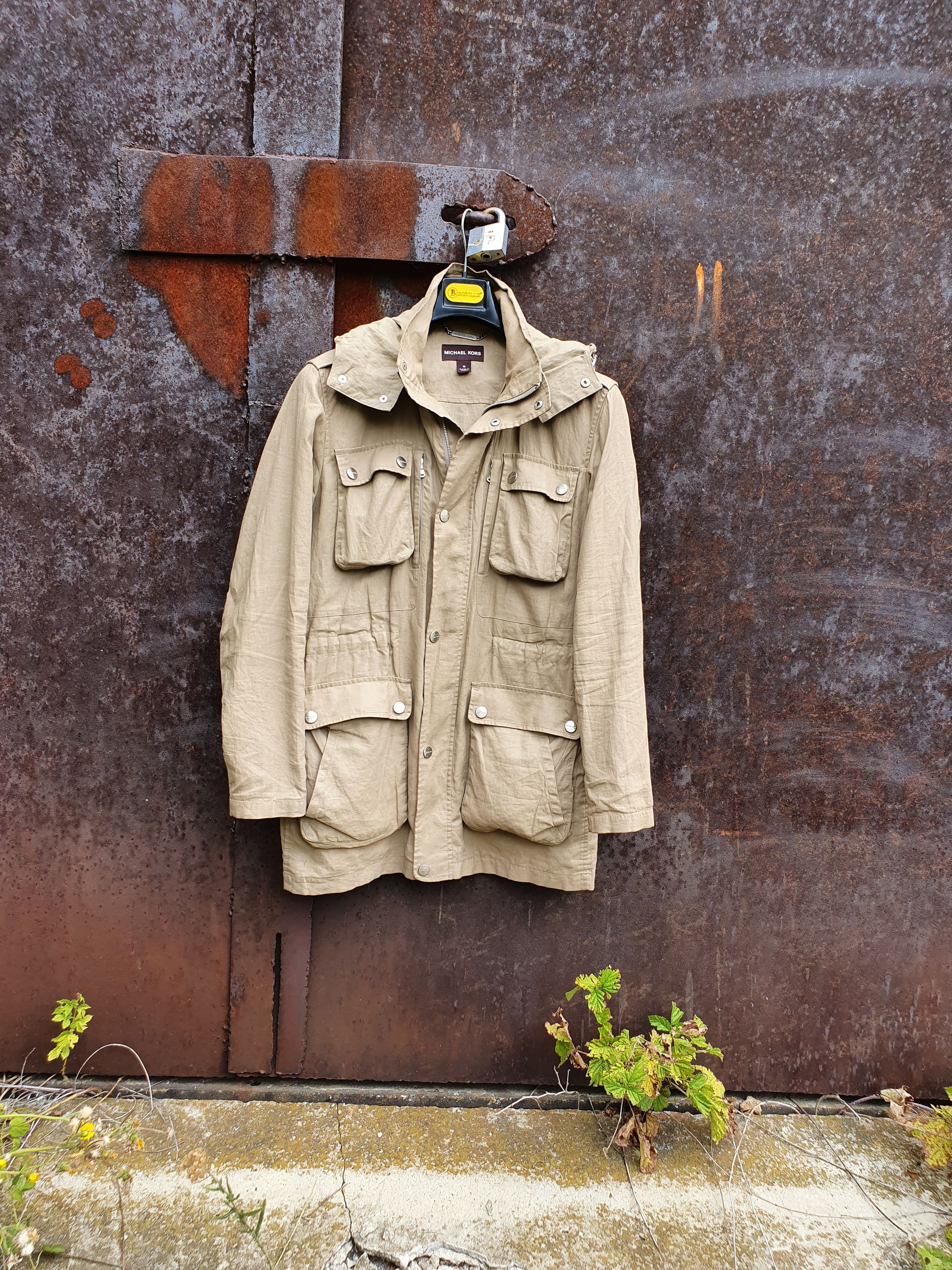 Michael Kors Waxed Linen Michael Kors Military Parka Size US M / EU 48-50 / 2 - 11 Thumbnail