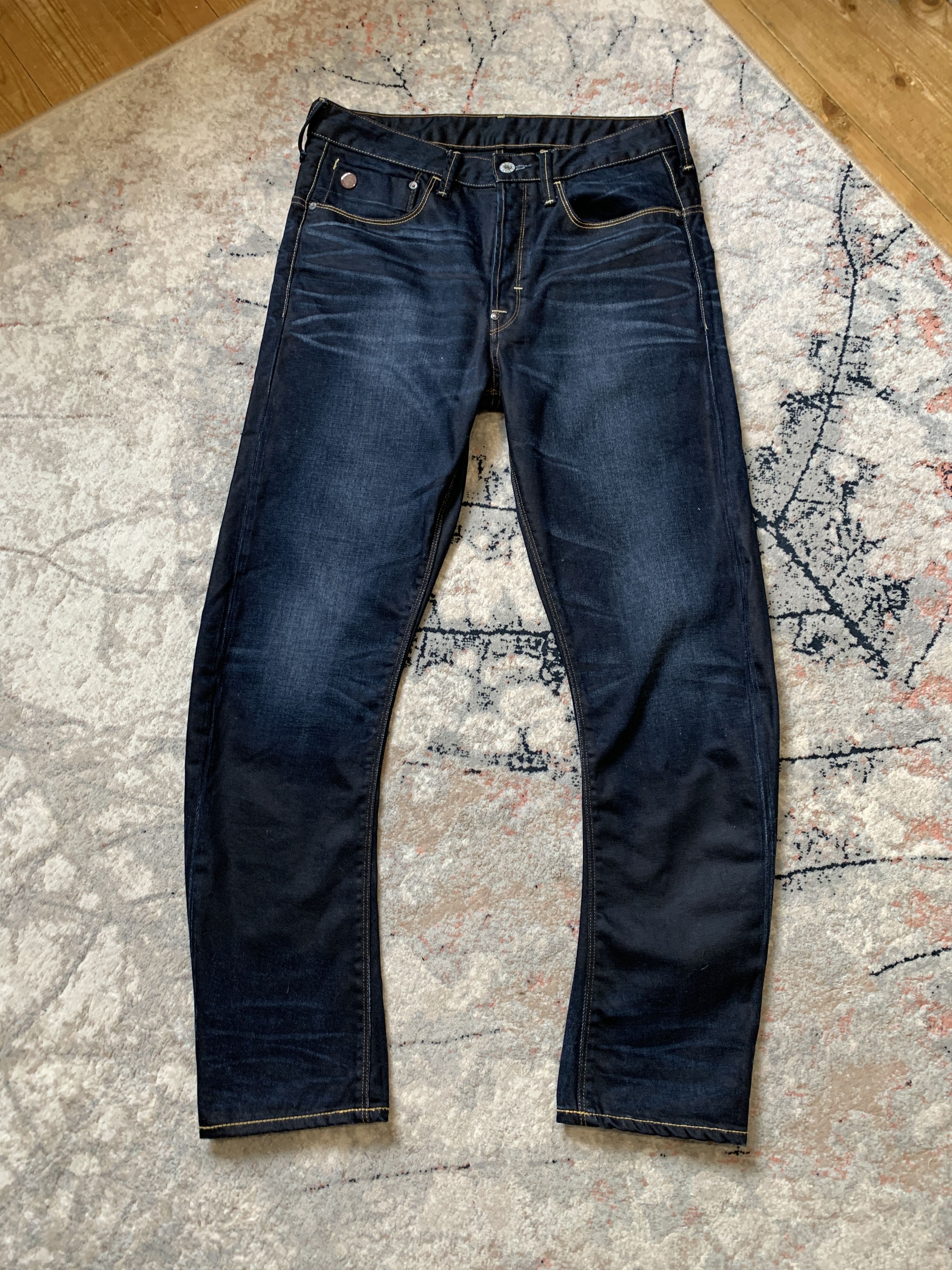 G-Star G-Star Raw Denim Tapered Jeans 32x34 - Dark Indigo Size US 32 / EU 48 - 2 Thumbnail