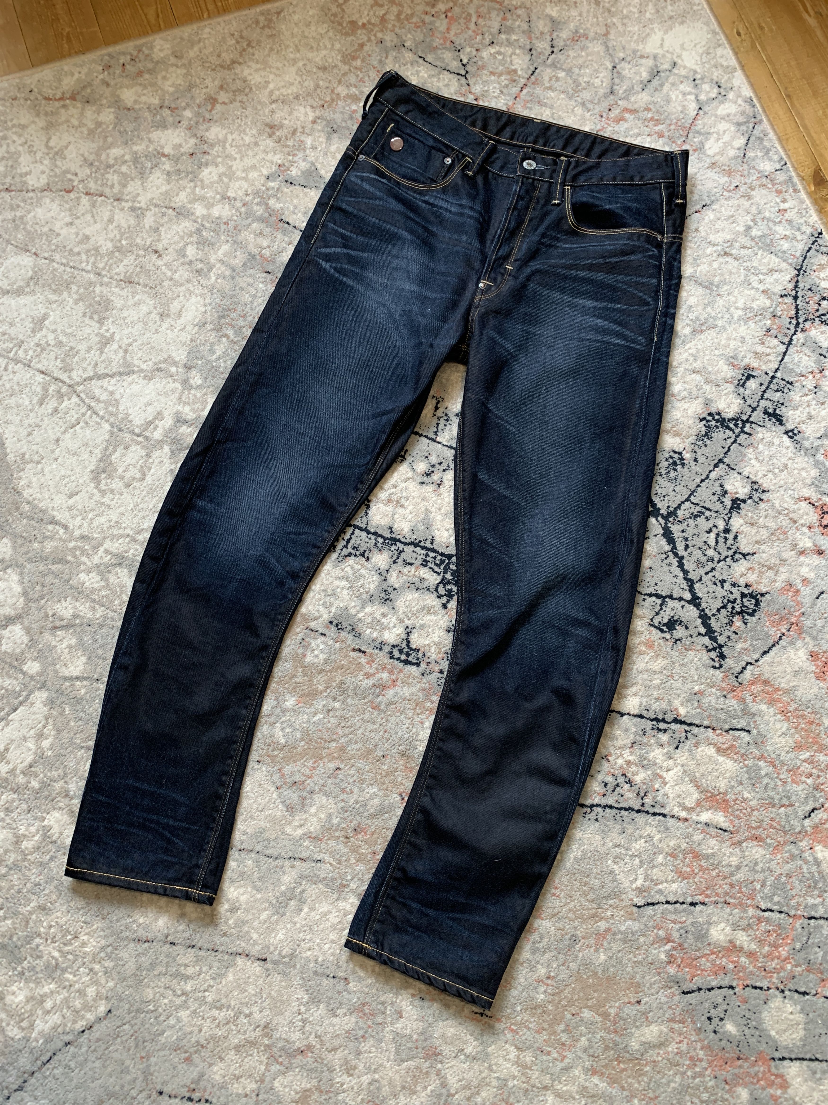 G-Star G-Star Raw Denim Tapered Jeans 32x34 - Dark Indigo Size US 32 / EU 48 - 1 Thumbnail