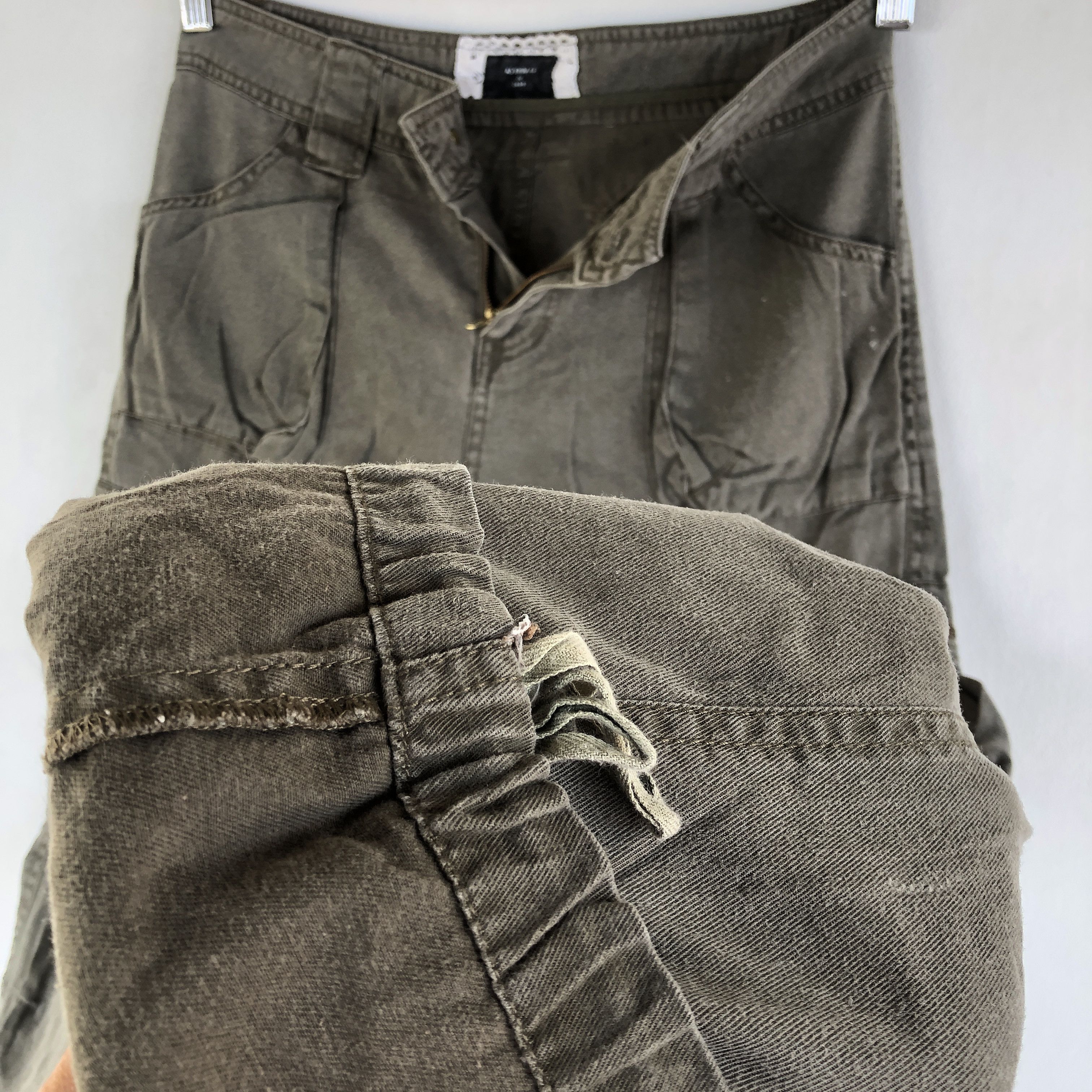 Japanese Brand × Vintage Japanese Cargo Pants Crazy Multi Pocket Fatigue Trousers Size 28" / US 6 / IT 42 - 10 Thumbnail