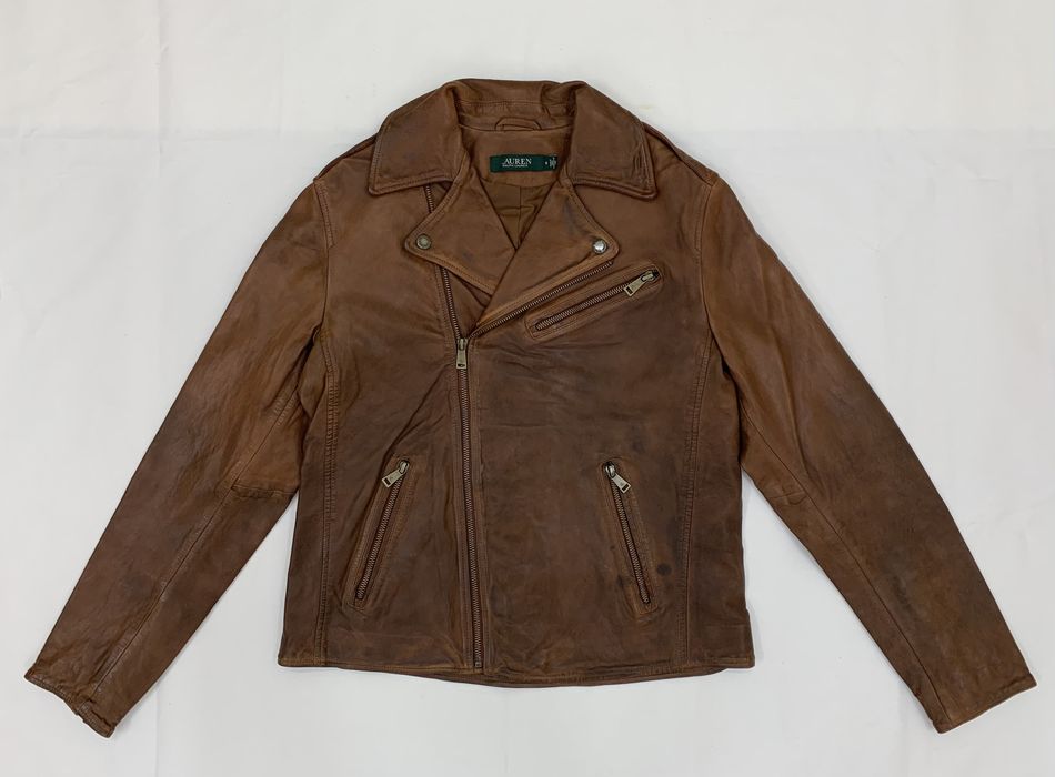 Ralph Lauren Lauren Ralph Lauren Leather Jacket RL Leather Biker Jacket
