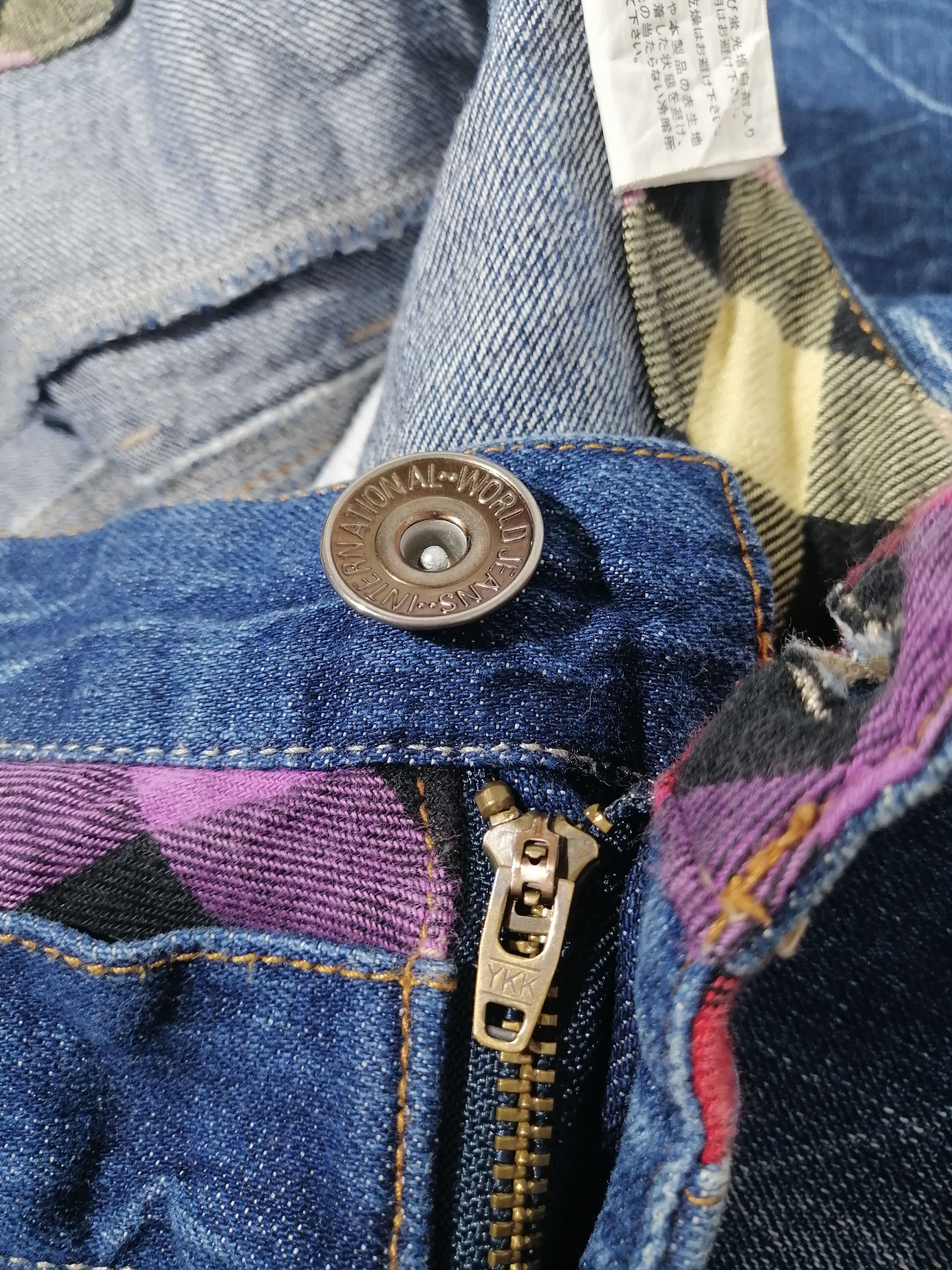 Designer × Japanese Brand Barcedos Exchange Nice Design Double Waist Denim Jeans Size US 30 / EU 46 - 4 Thumbnail
