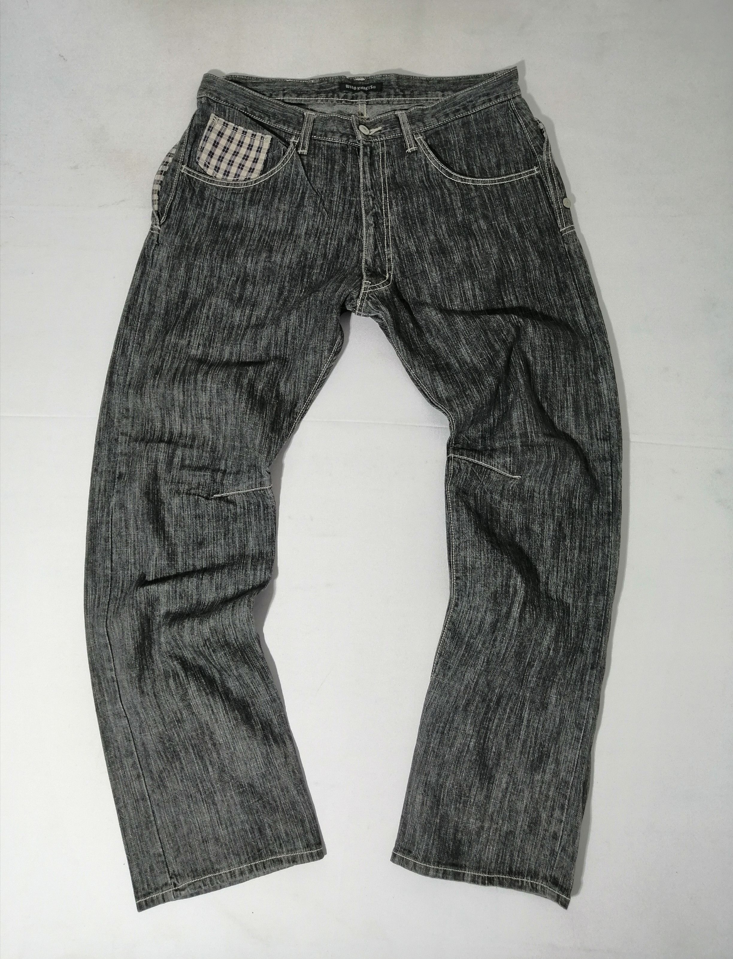 Designer × Japanese Brand Wild Khakis Nice Cut Denim Jeans Size US 32 / EU 48 - 1 Thumbnail