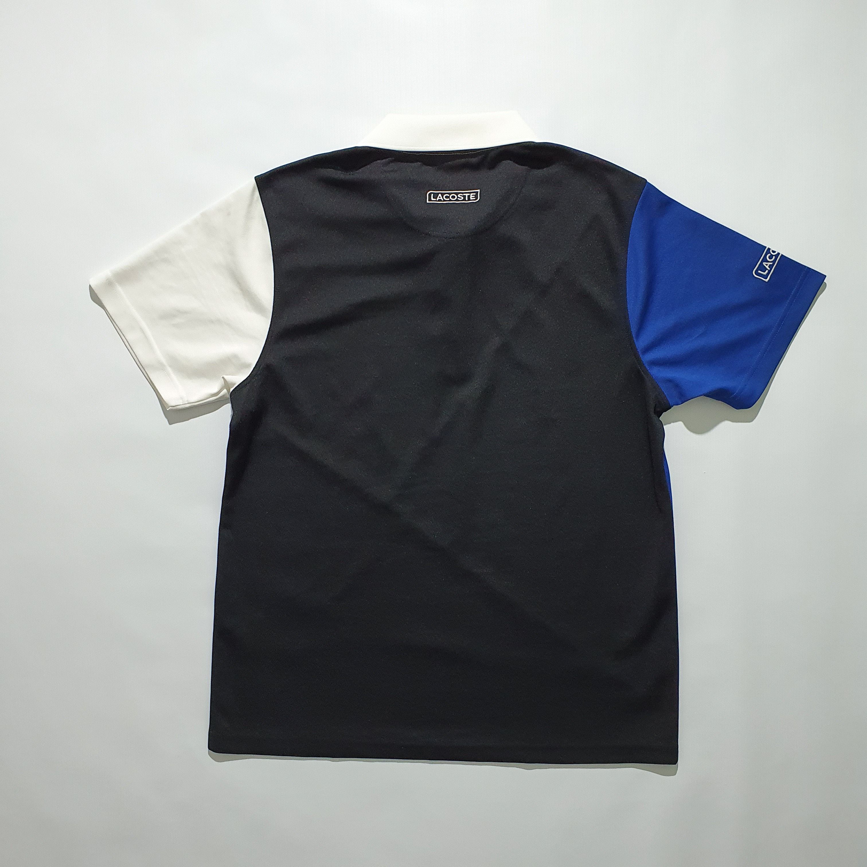 Lacoste × Vintage Vintage LACOSTE Sport Abstract Polo Tee Shirt Tennis Size US L / EU 52-54 / 3 - 5 Thumbnail