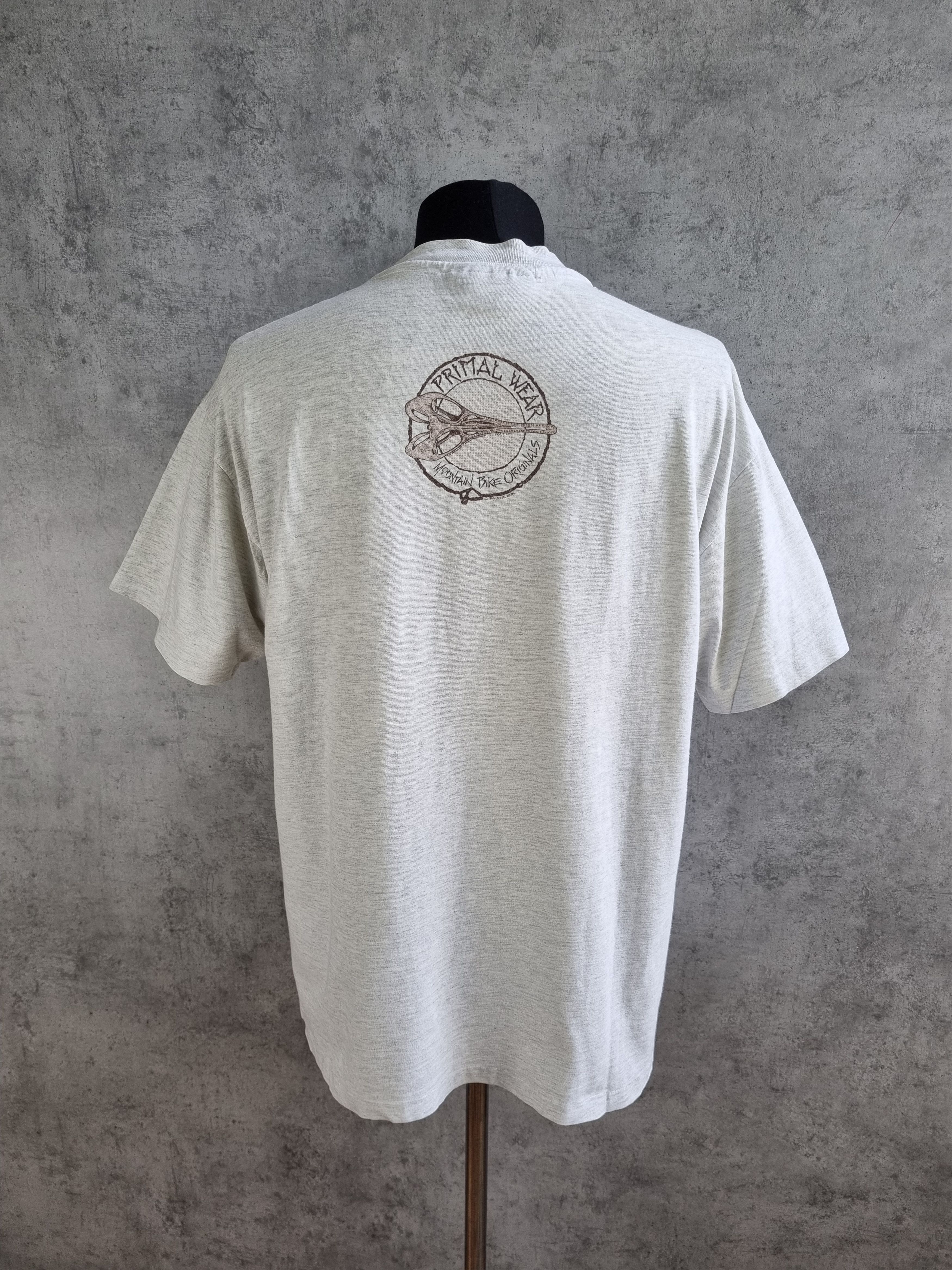 Only The Blind 90s PRIMAL Skeleton Bike Very rare Print tee shirt Size US L / EU 52-54 / 3 - 5 Thumbnail