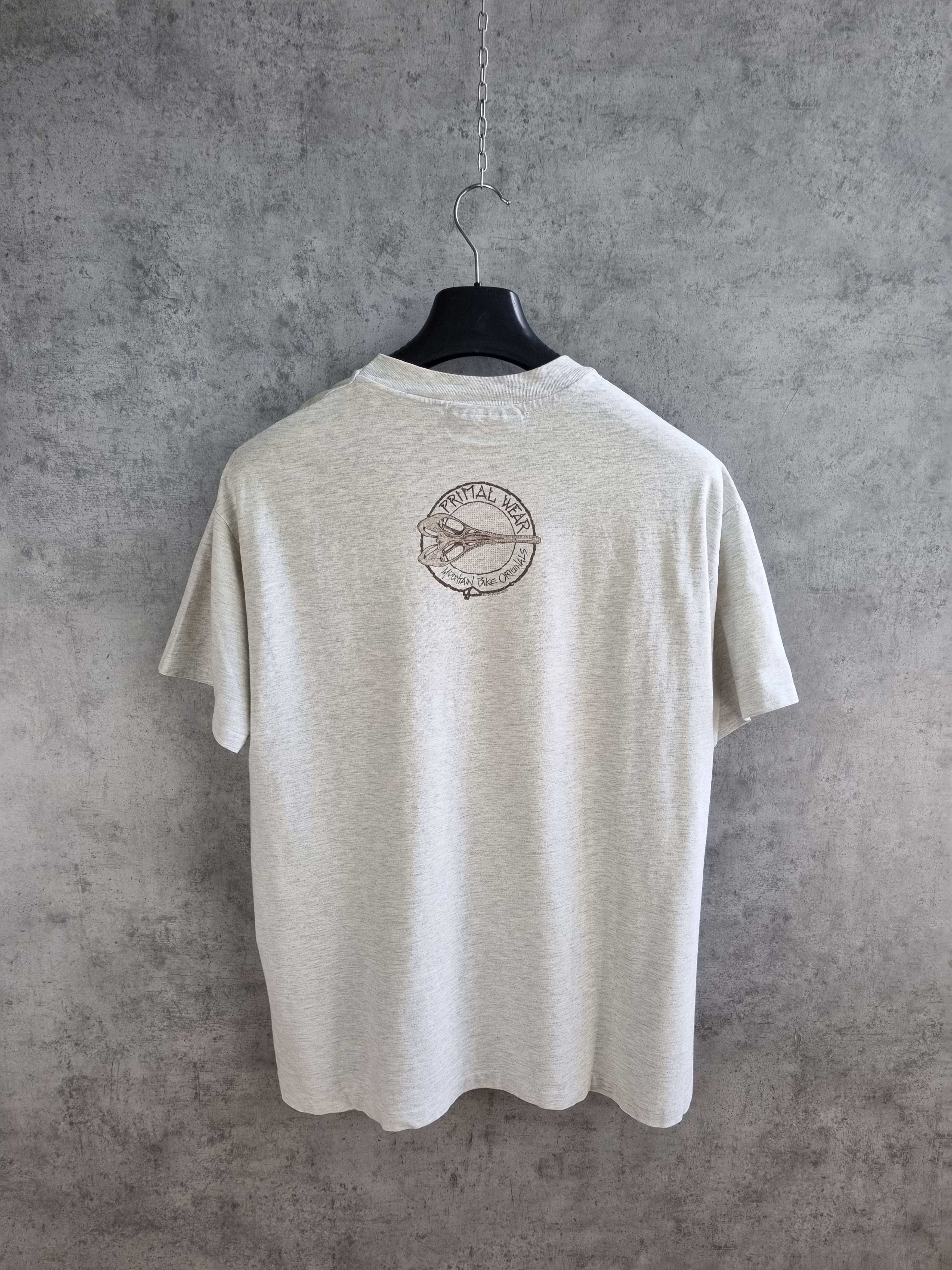 Only The Blind 90s PRIMAL Skeleton Bike Very rare Print tee shirt Size US L / EU 52-54 / 3 - 3 Thumbnail