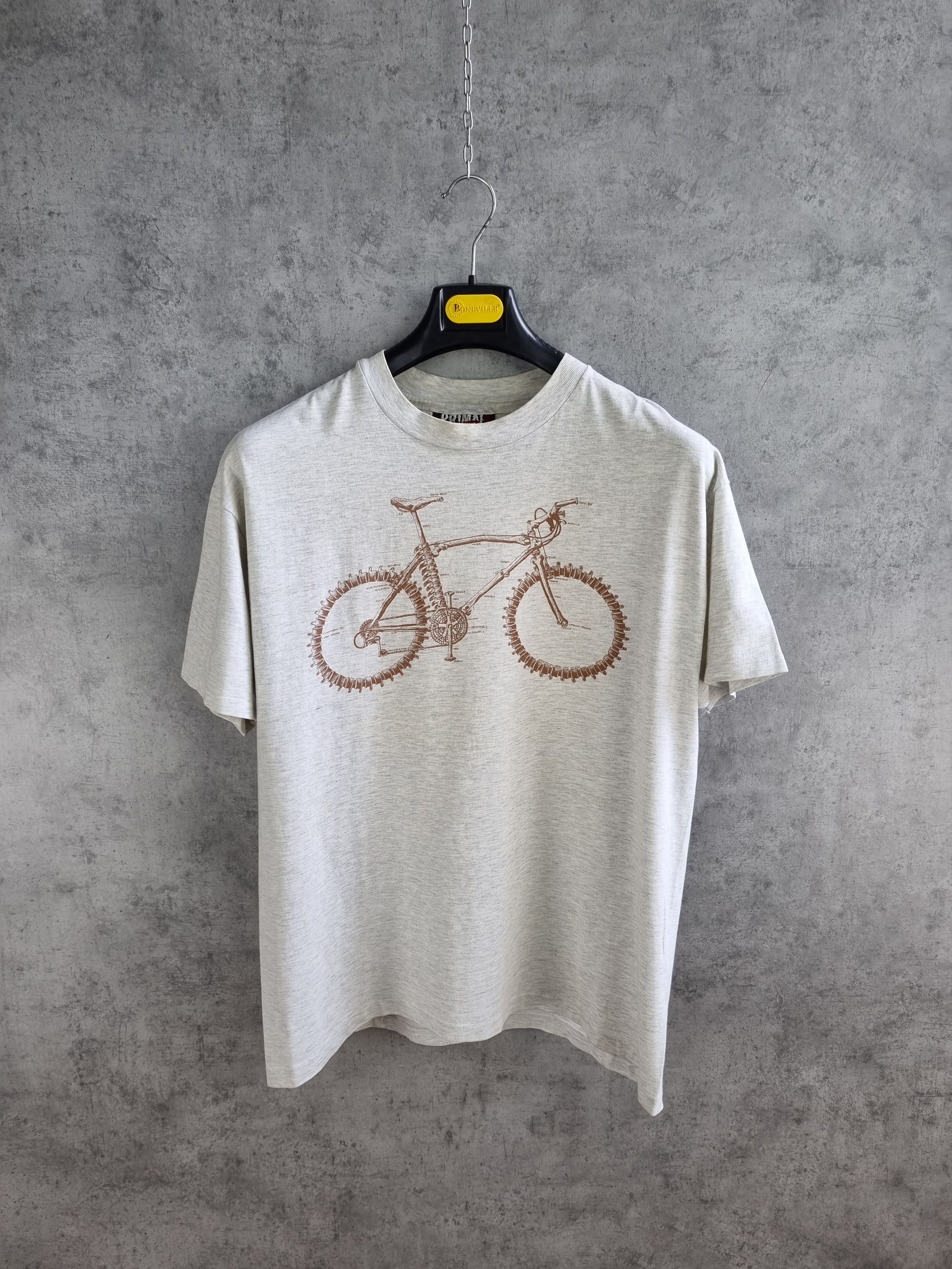 Only The Blind 90s PRIMAL Skeleton Bike Very rare Print tee shirt Size US L / EU 52-54 / 3 - 2 Thumbnail