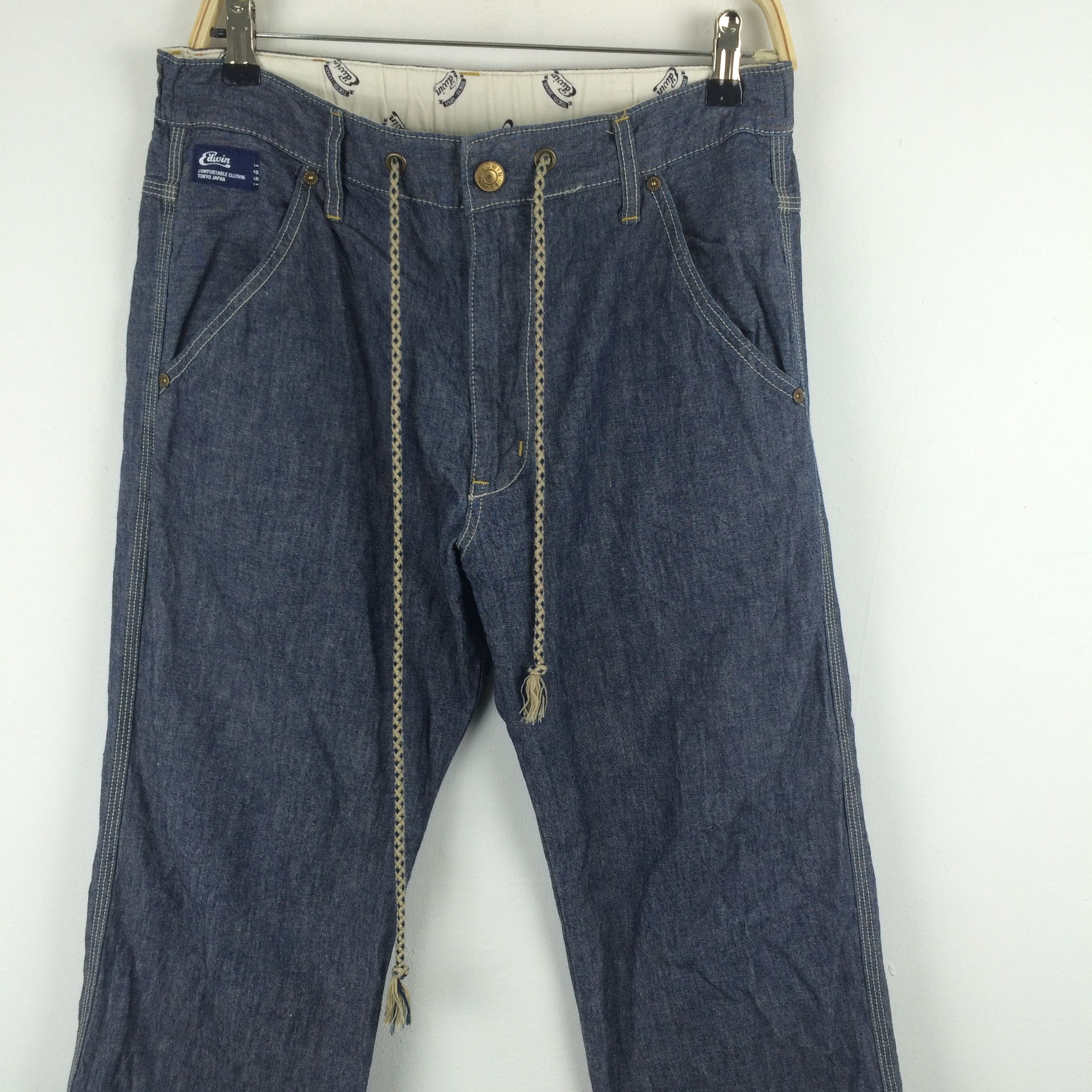Edwin × Japanese Brand X58 JAPAN EDWIN DRAWSTRING PANTS Size US 33 - 7 Thumbnail