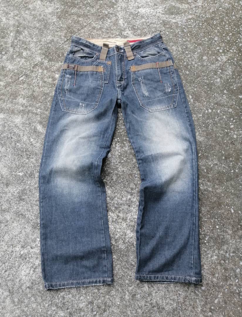 Designer Jeansmith Nice Design Denim Jeans Size US 30 / EU 46 - 1 Thumbnail