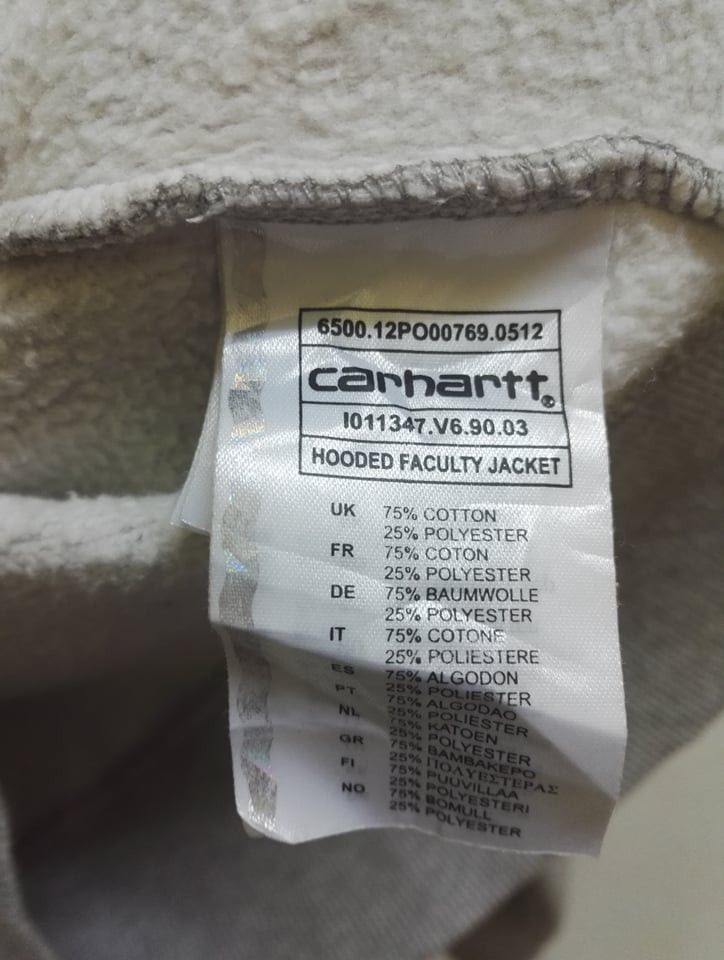 Carhartt Vintage Carhart Hoodie Sweater working used (c31) Size US S / EU 44-46 / 1 - 12 Thumbnail