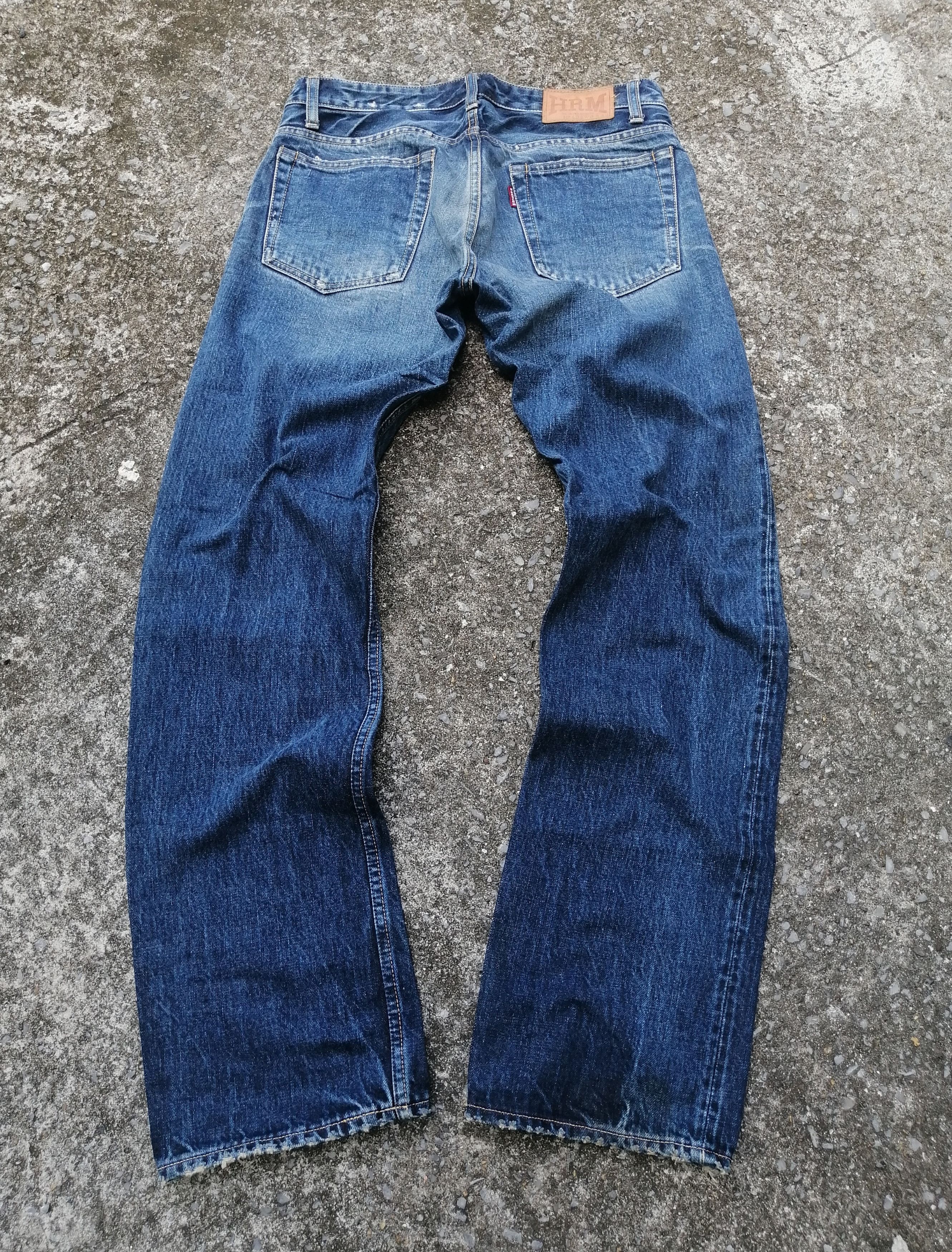 Designer Hrm Nice Design Fly Button Denim Jeans Size US 32 / EU 48 - 2 Thumbnail