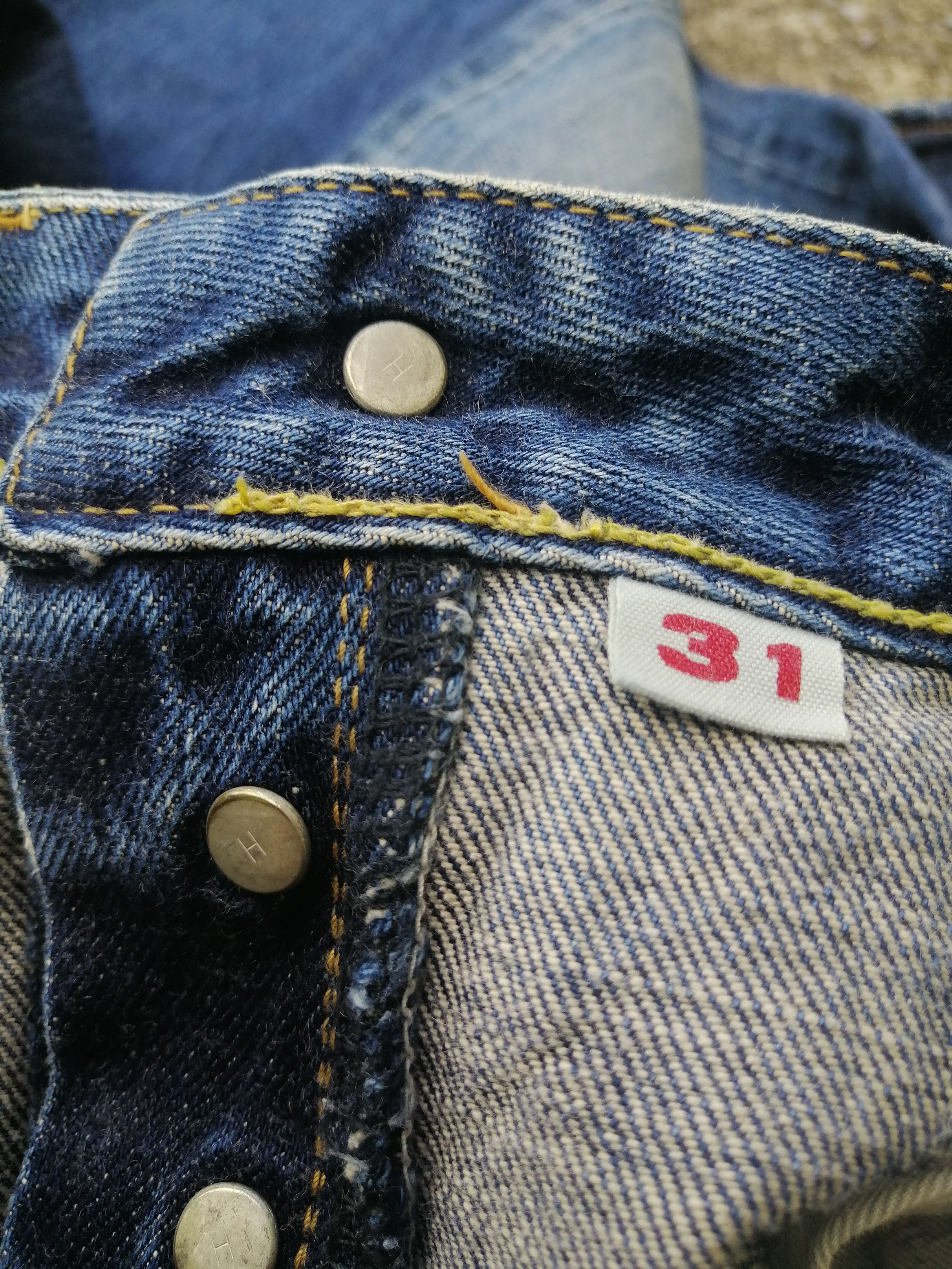 Designer Hrm Nice Design Fly Button Denim Jeans Size US 32 / EU 48 - 5 Thumbnail
