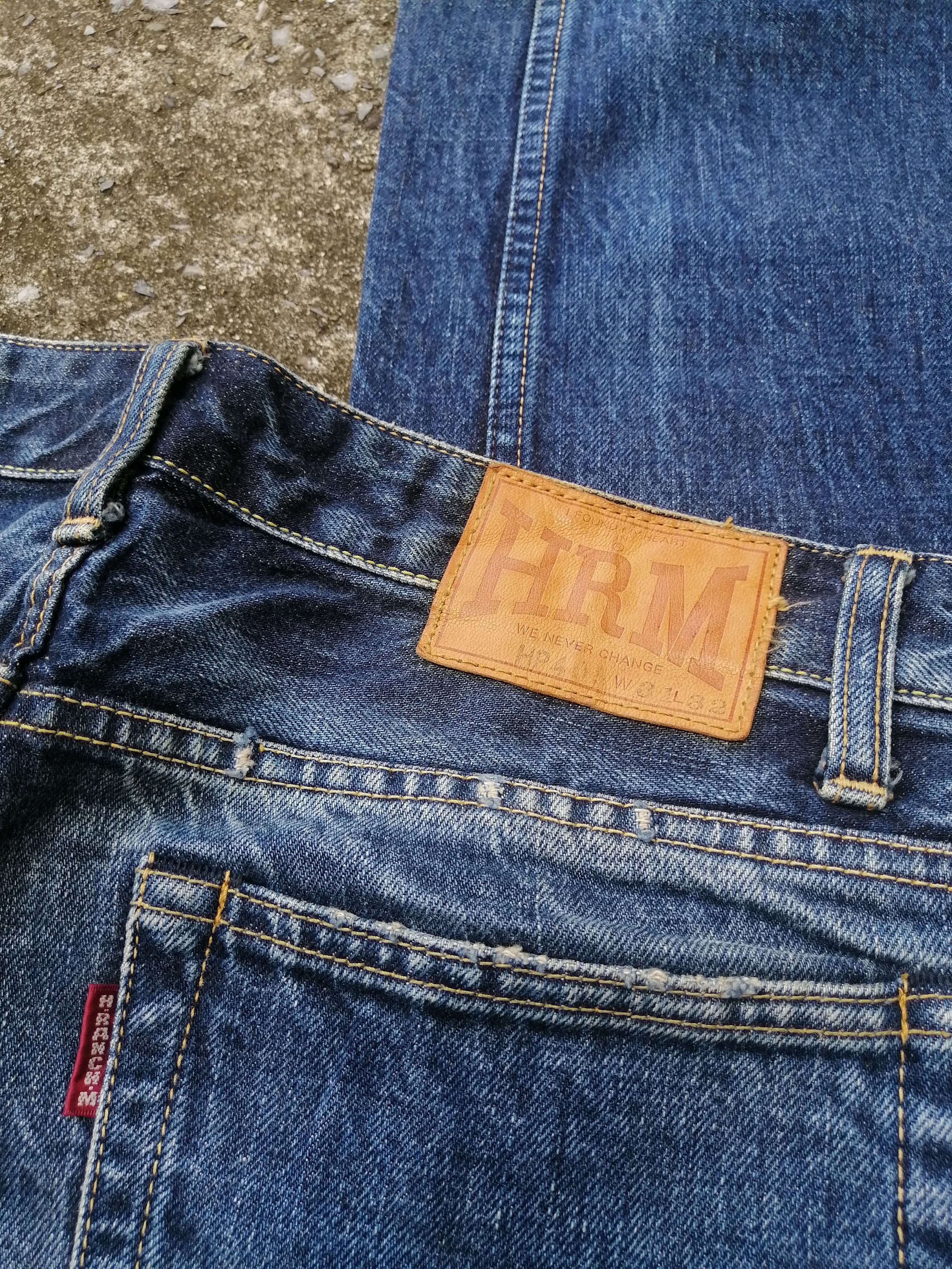 Designer Hrm Nice Design Fly Button Denim Jeans Size US 32 / EU 48 - 4 Thumbnail