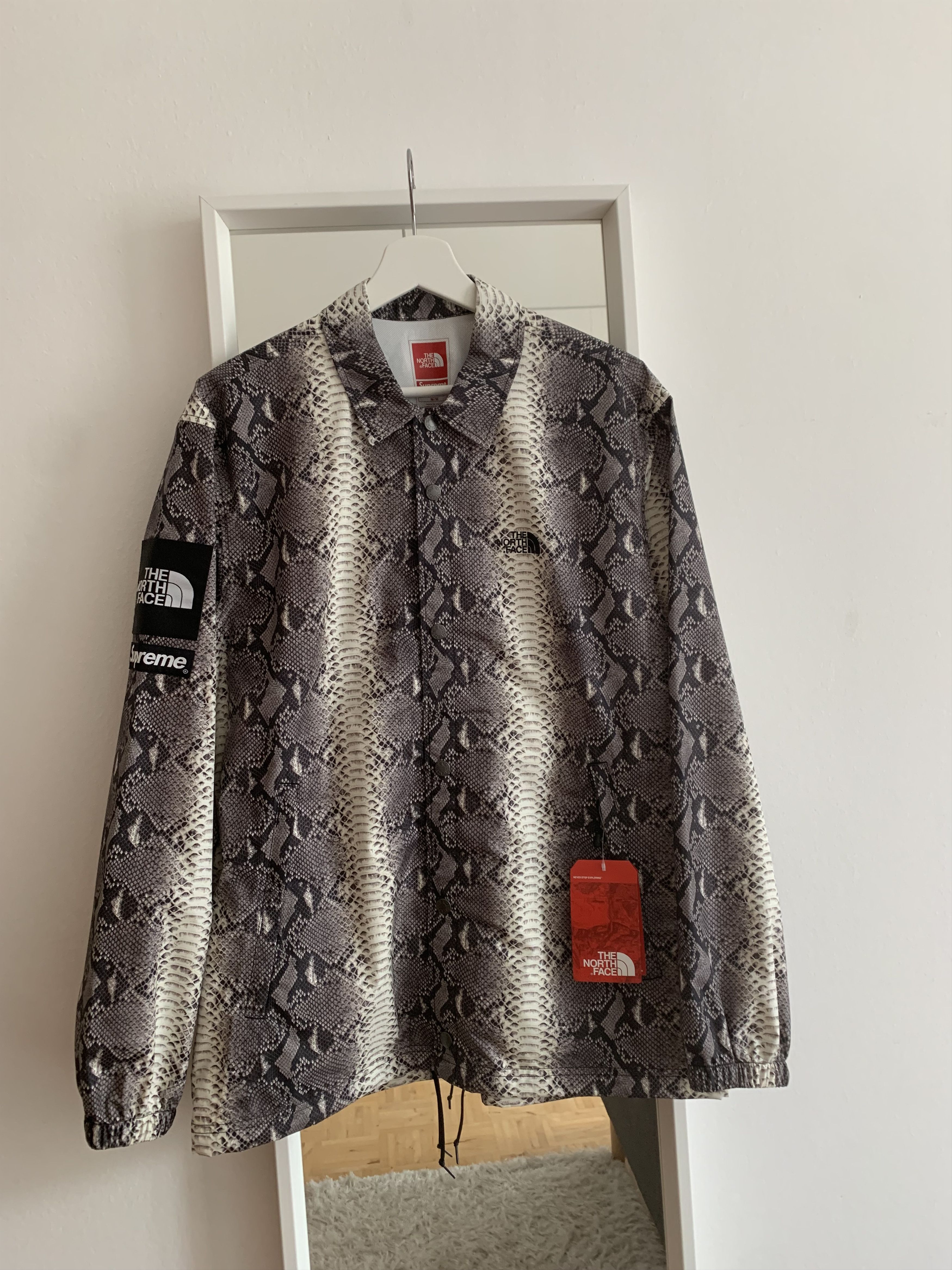 Supreme Supreme x The North Face Snakeskin Taped Seam Coaches Jacket |  Grailed