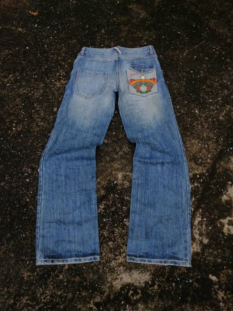 Guess × Vintage Vintage Guess Distressed Denim Jeans Size US 30 / EU 46 - 1 Thumbnail