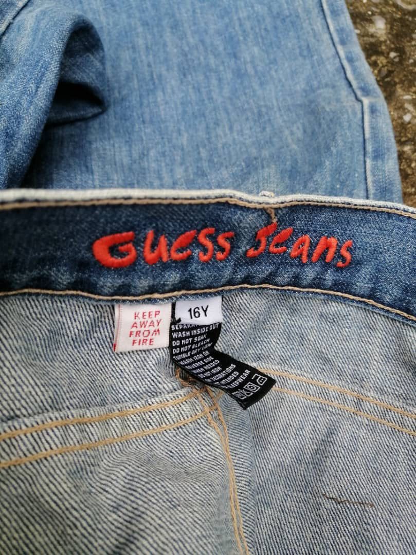 Guess × Vintage Vintage Guess Distressed Denim Jeans Size US 30 / EU 46 - 4 Thumbnail