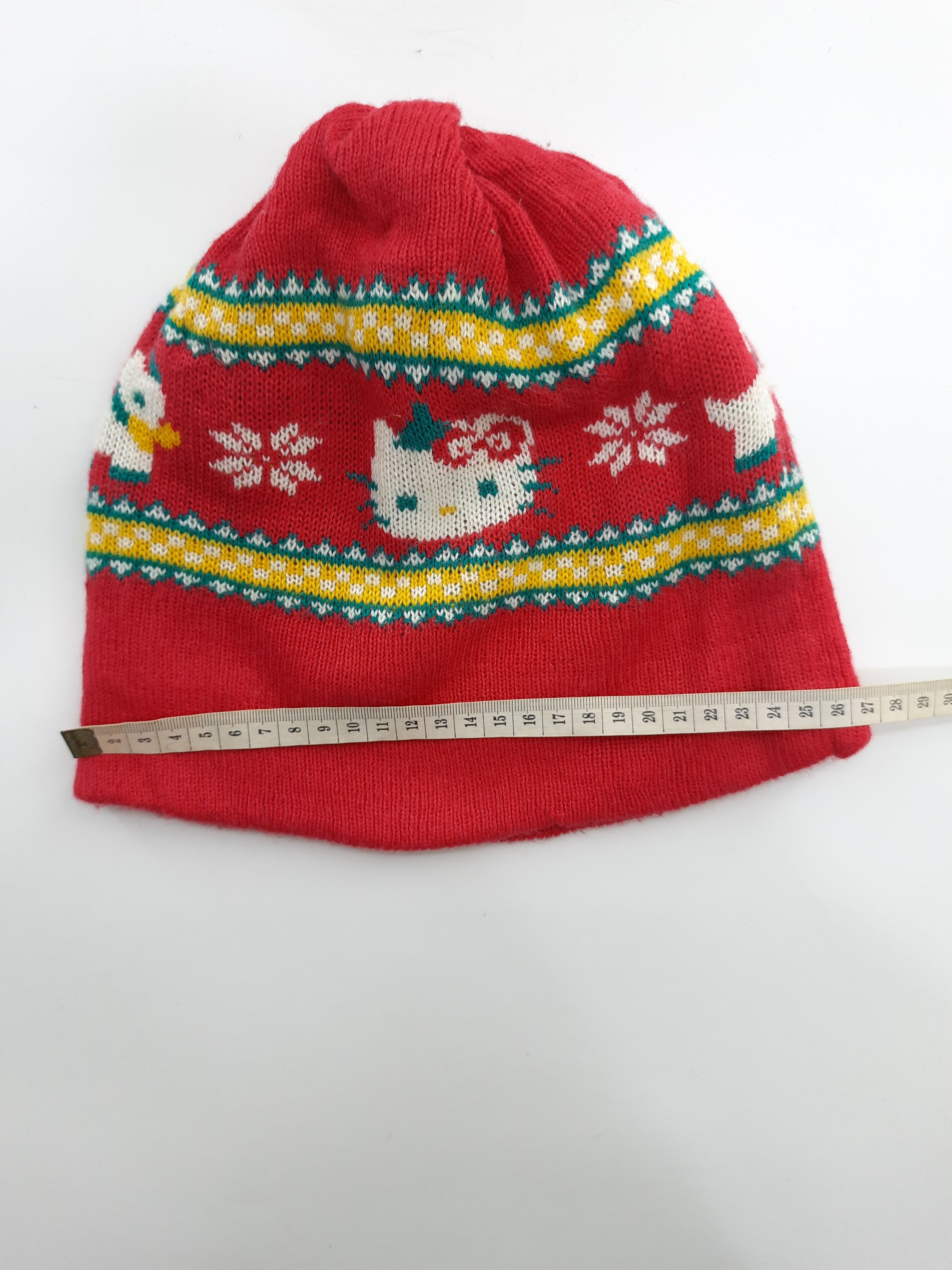 Cartoon Network × Japanese Brand × Vintage Hello Kitty Beanie/Snowcap/Cap/Hat = BN64 Size ONE SIZE - 9 Thumbnail
